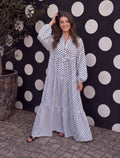 Jenna dress - Black polka dot