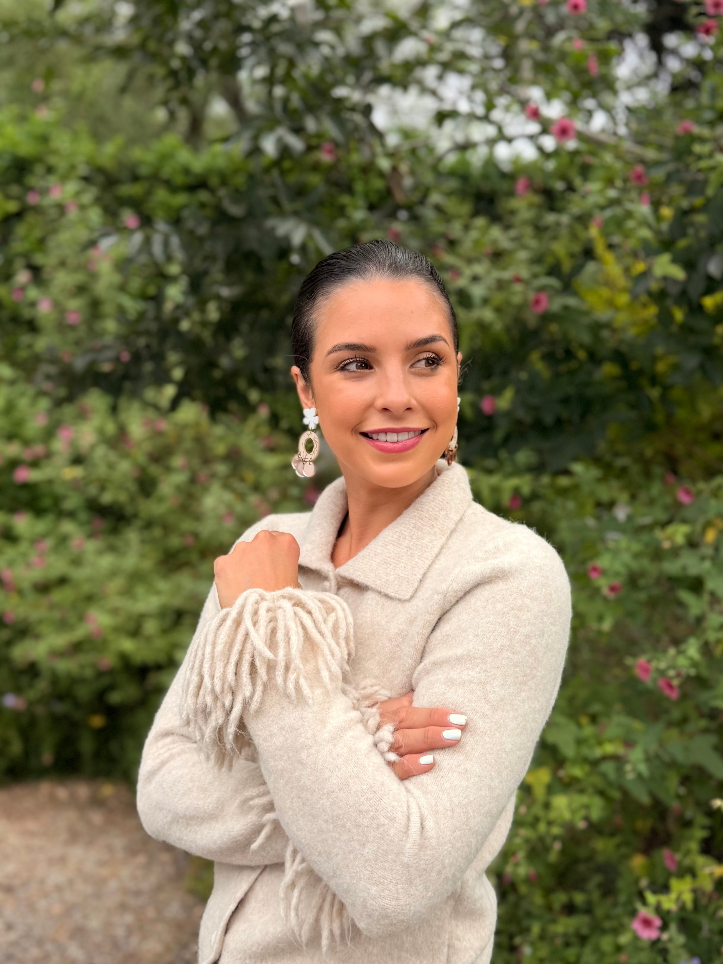 Roxy Fringe knit - Beige