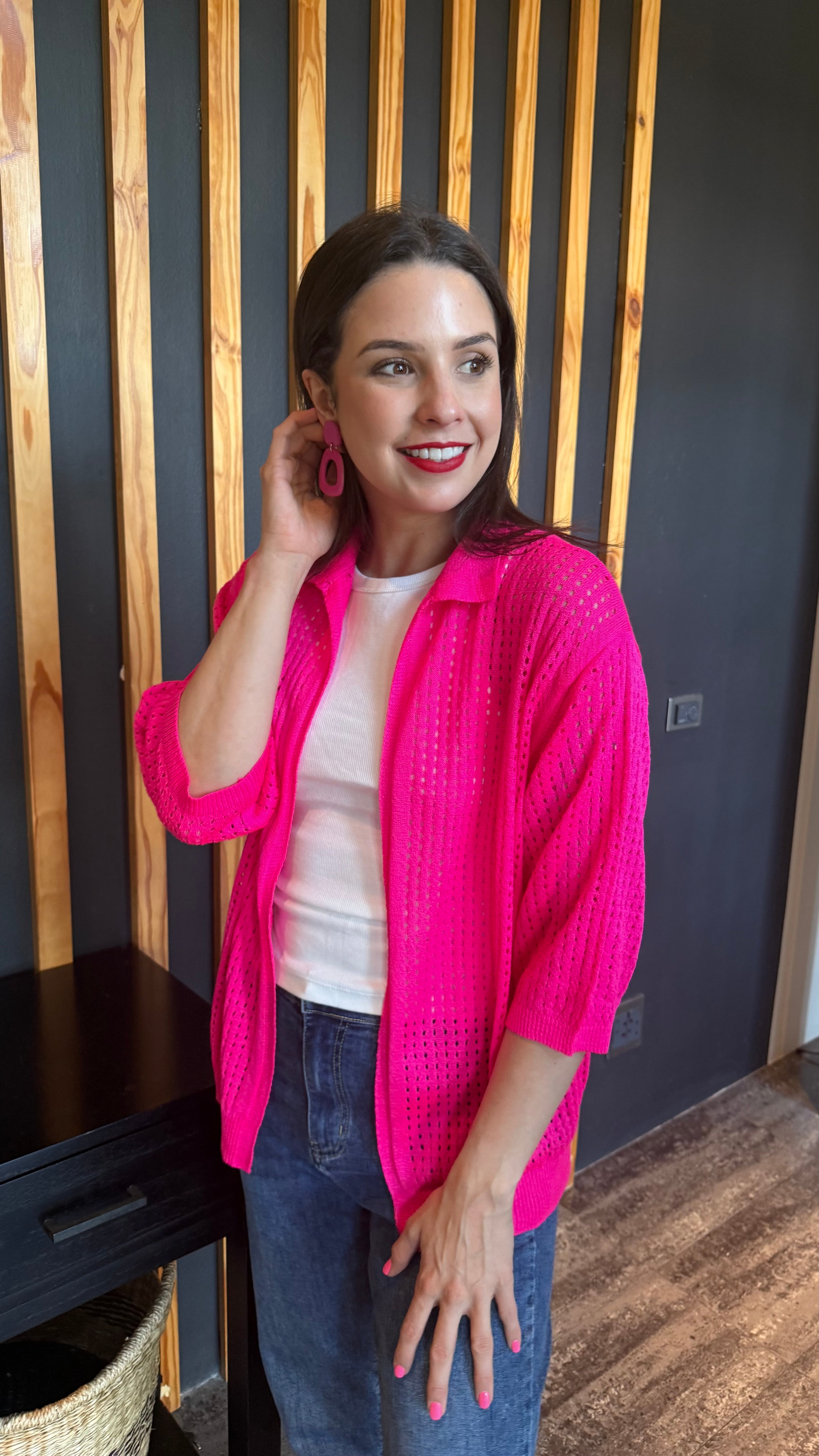 Geneva summer knit - pink