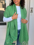 Cashmere shimmer scarf - Green