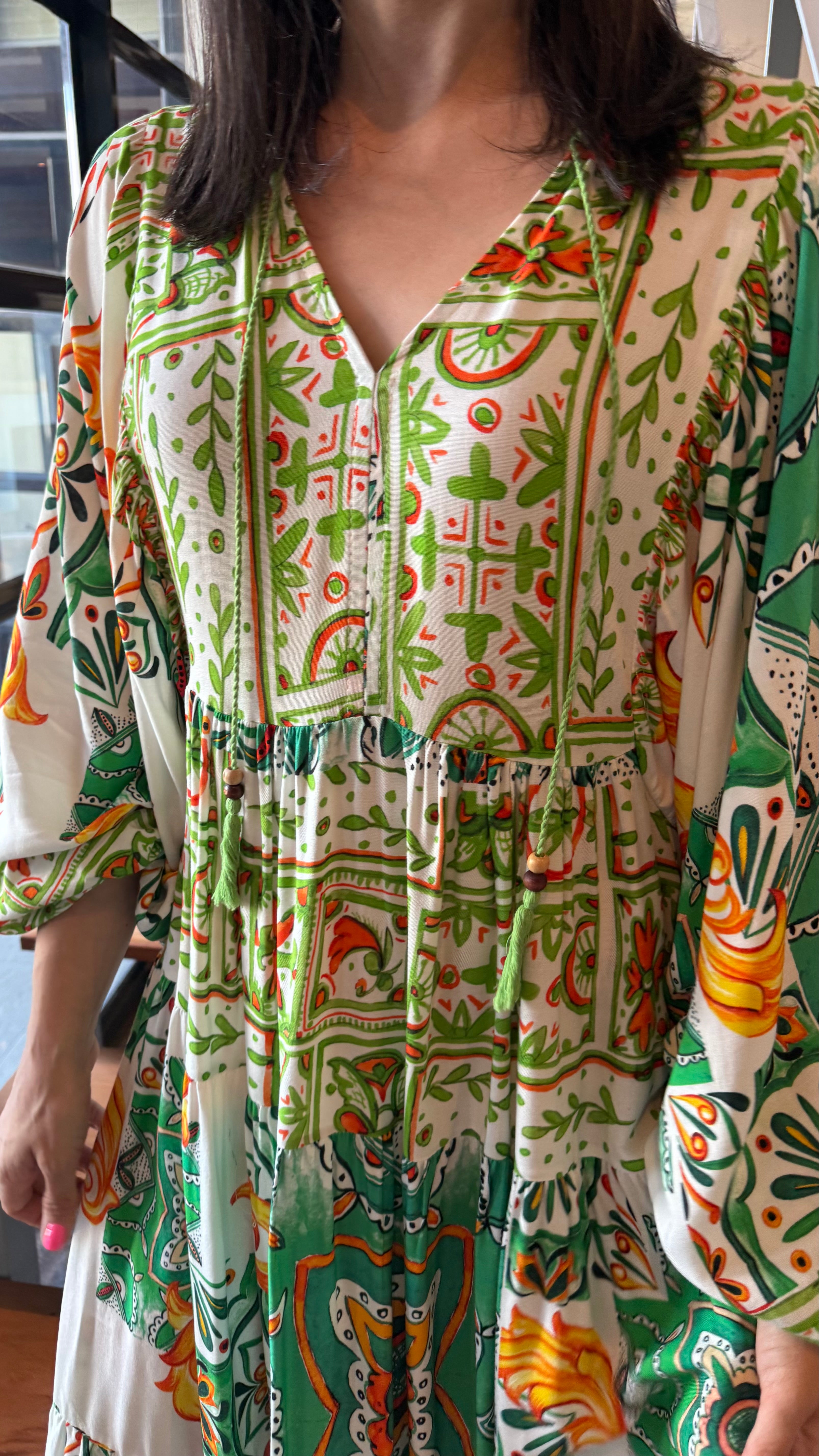 Kika dress - Green
