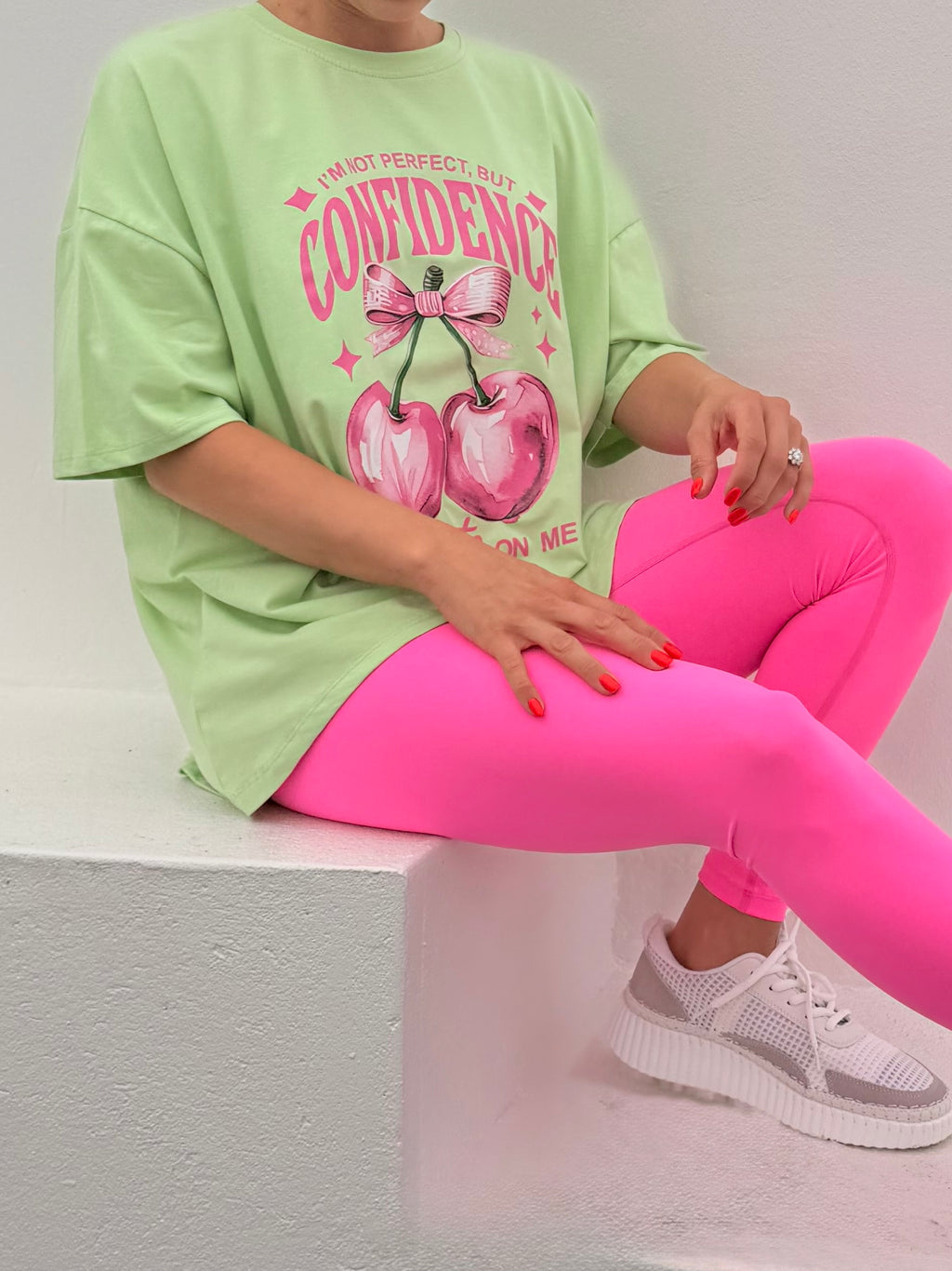 Cherry pop t-shirt - Green