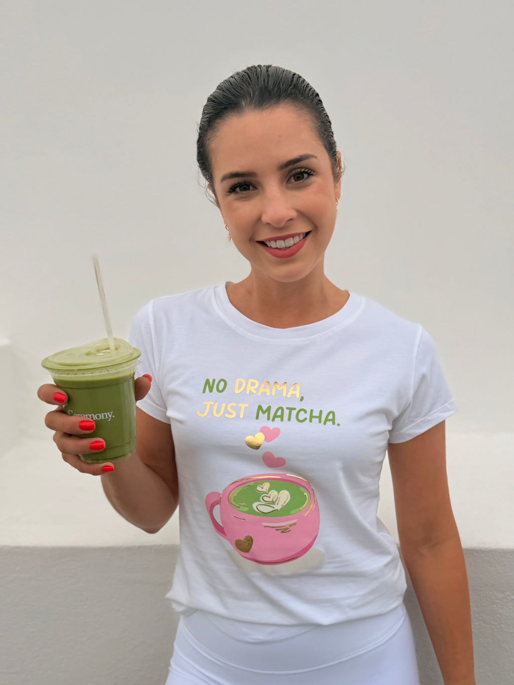 Matcha t-shirt - No drama
