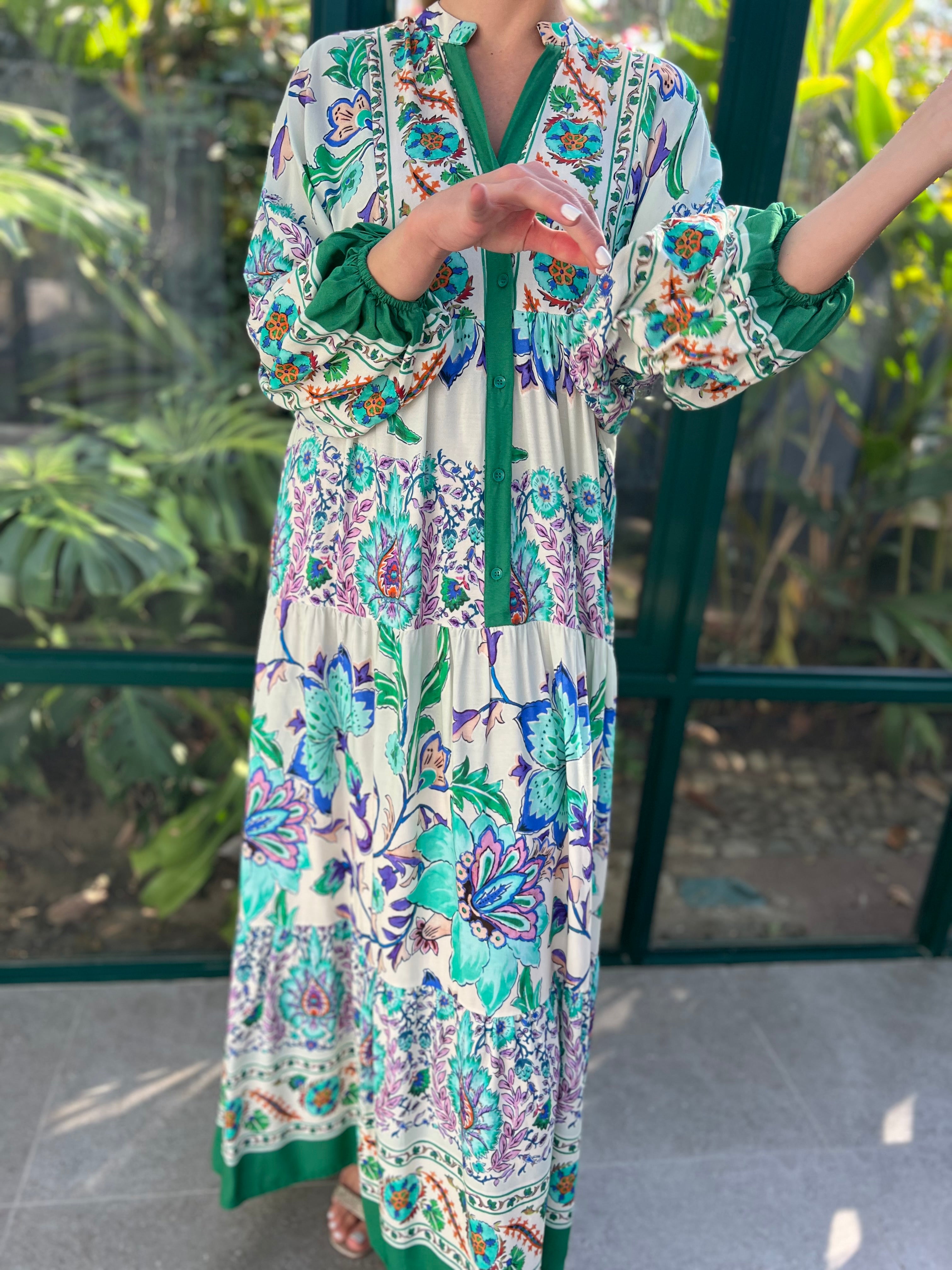Jenna dress - Green dream