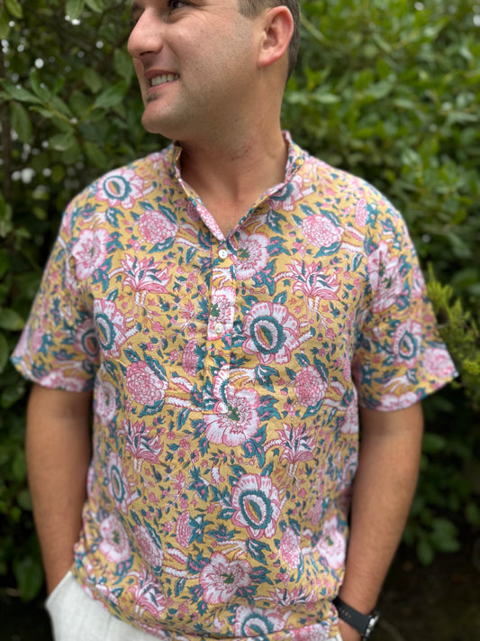Ruan shirt - Yellow floral