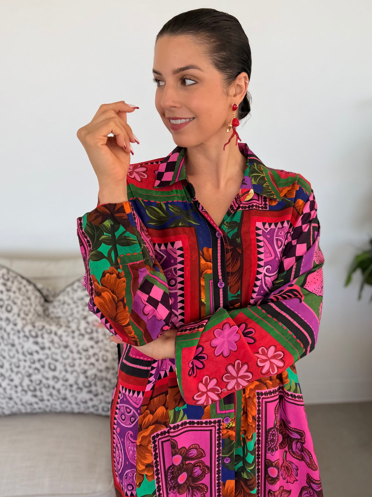 Hanna dress - Spanish magenta