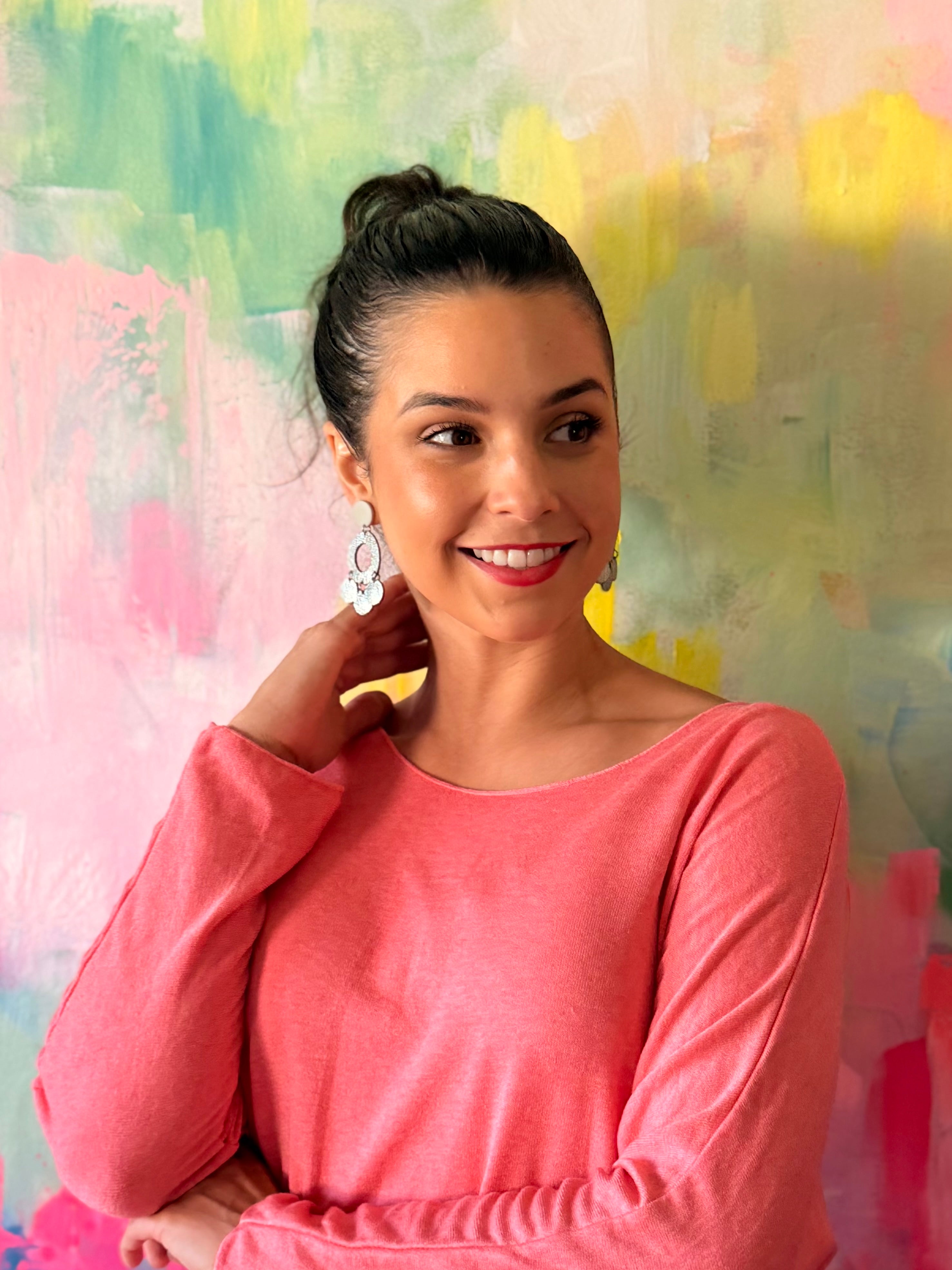 Soft Italian knit - Corral