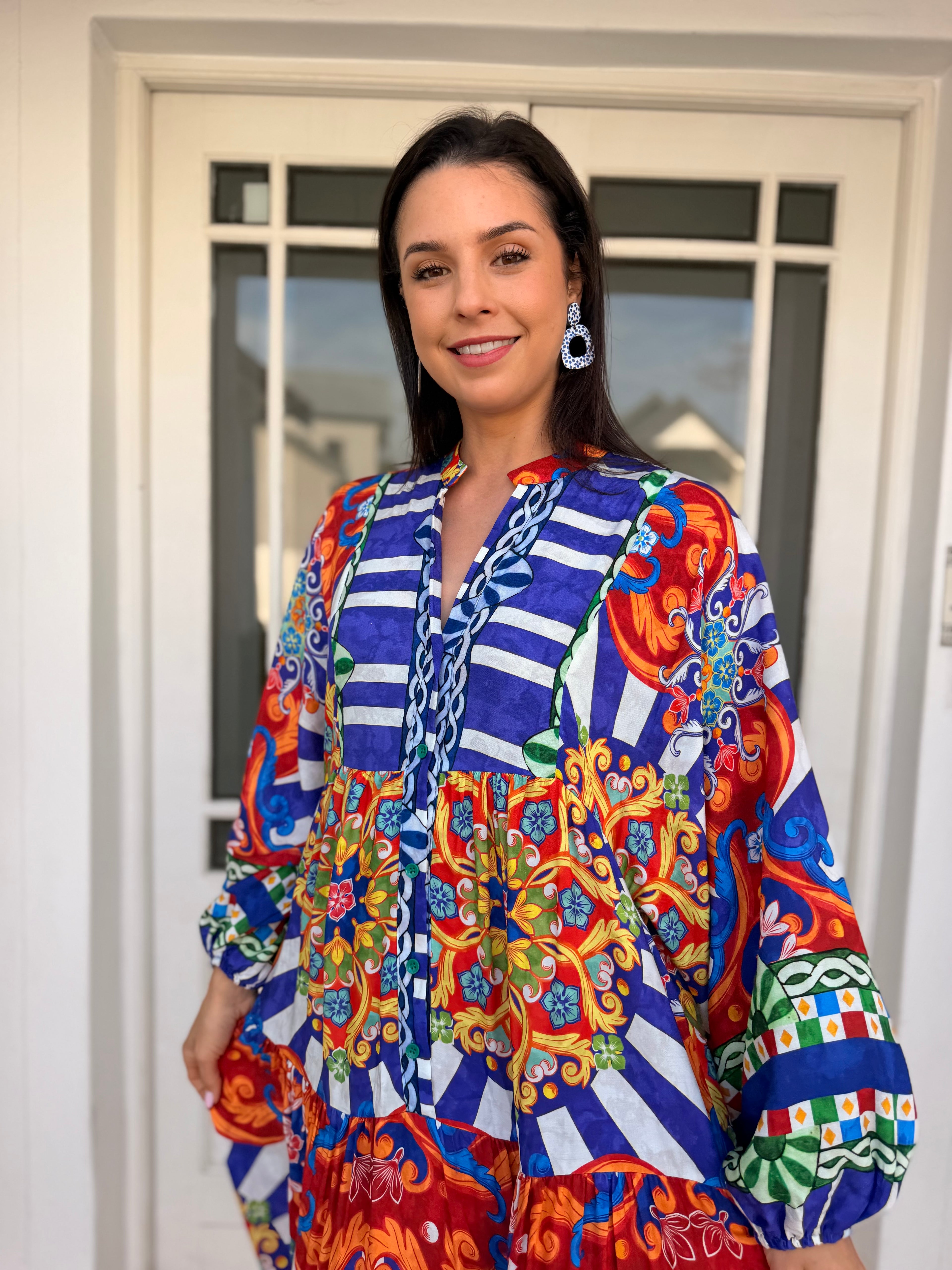 Jenna dress - Bold type