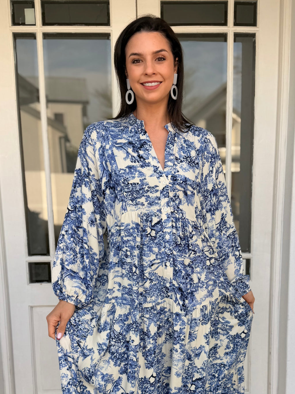Jenna dress - Dior blue