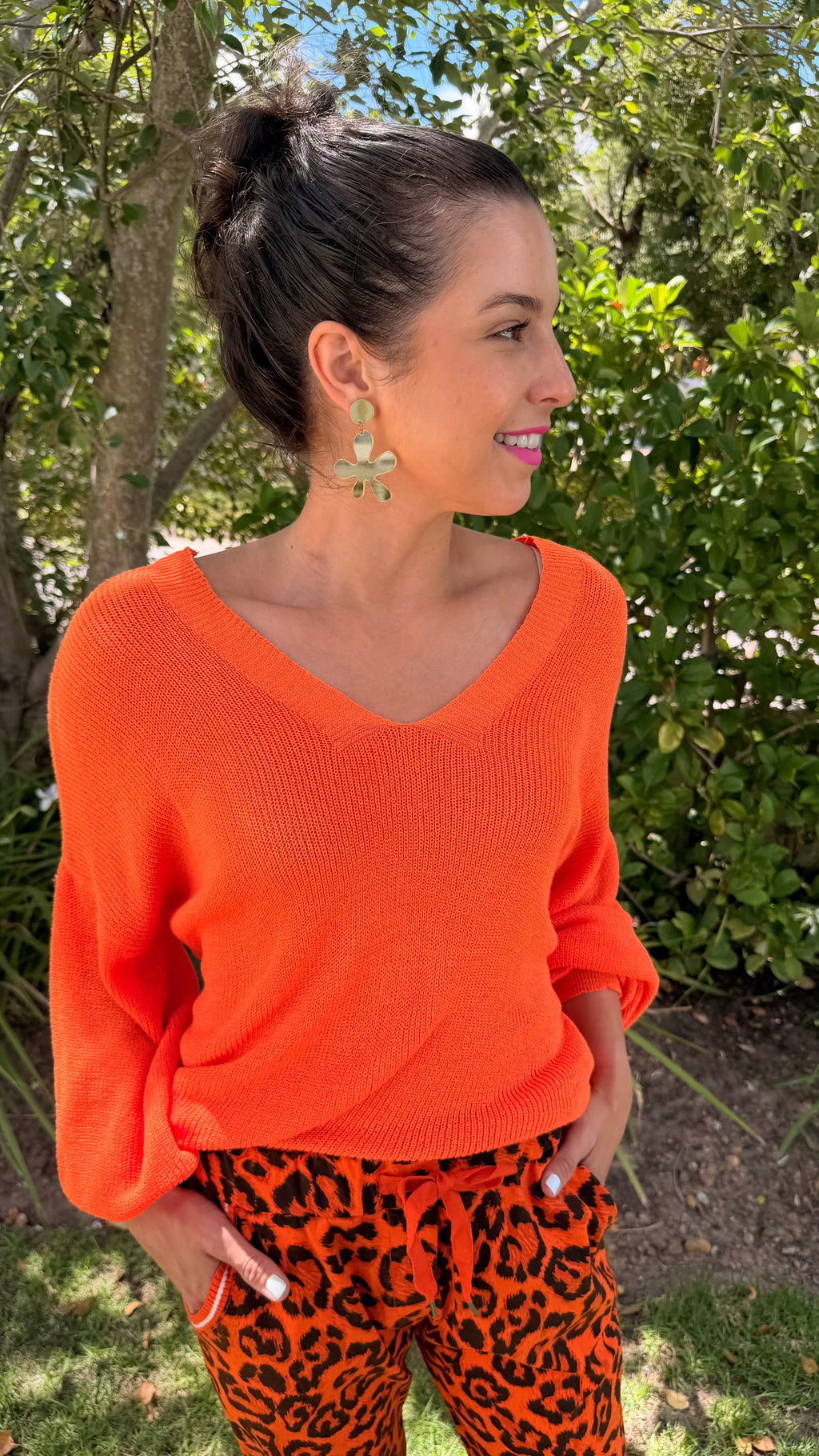Lily knit - Orange