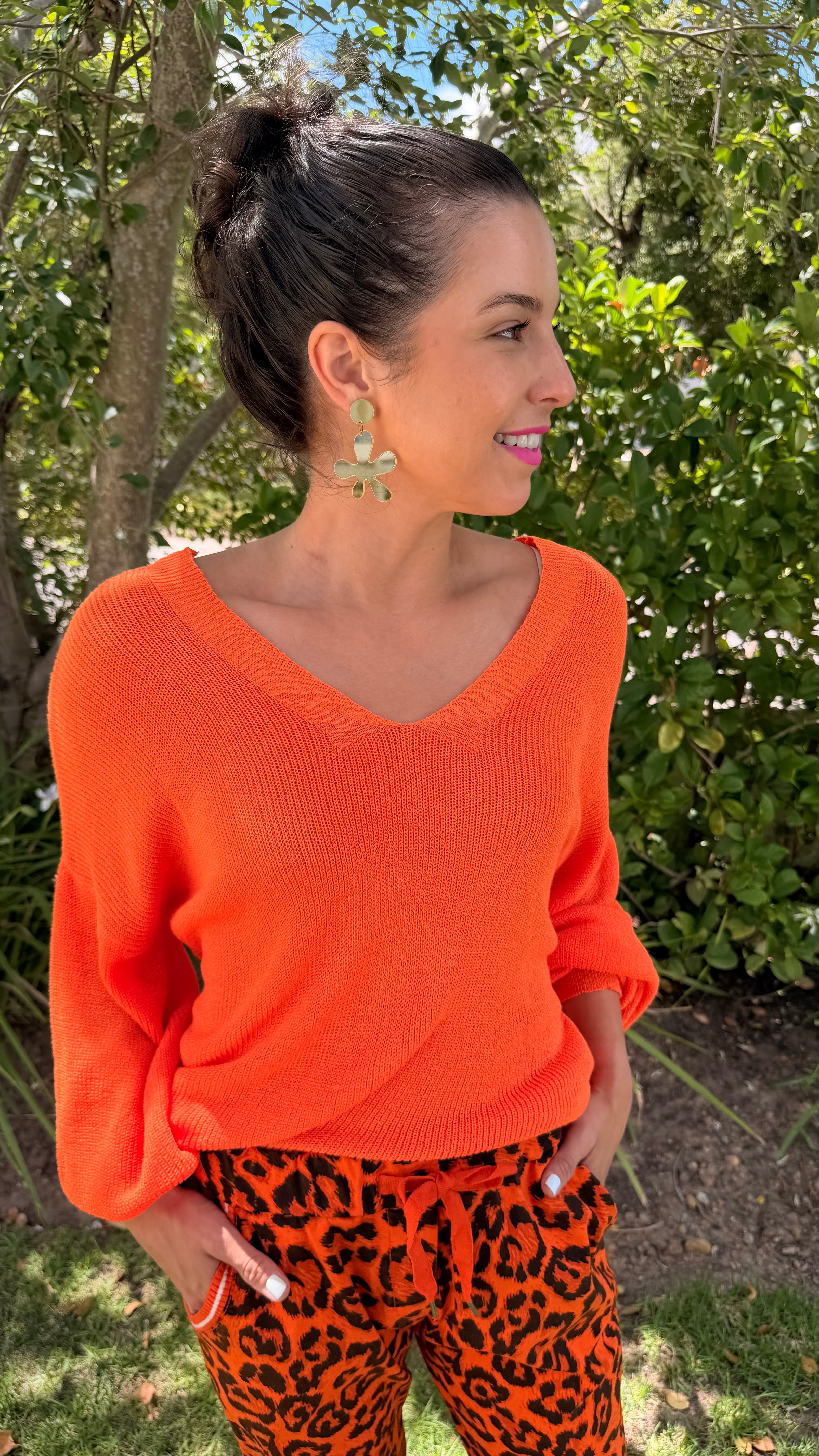 Lily knit - Orange