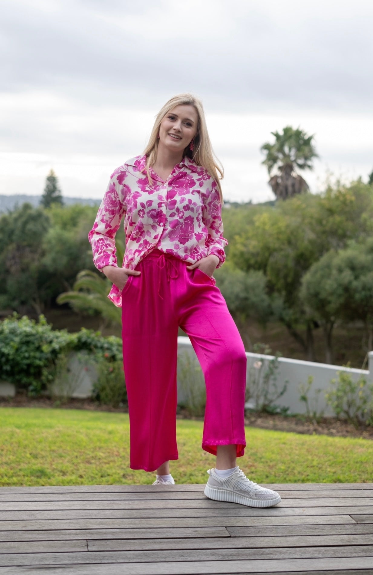 Corlia Shirt- Flora Flaunt