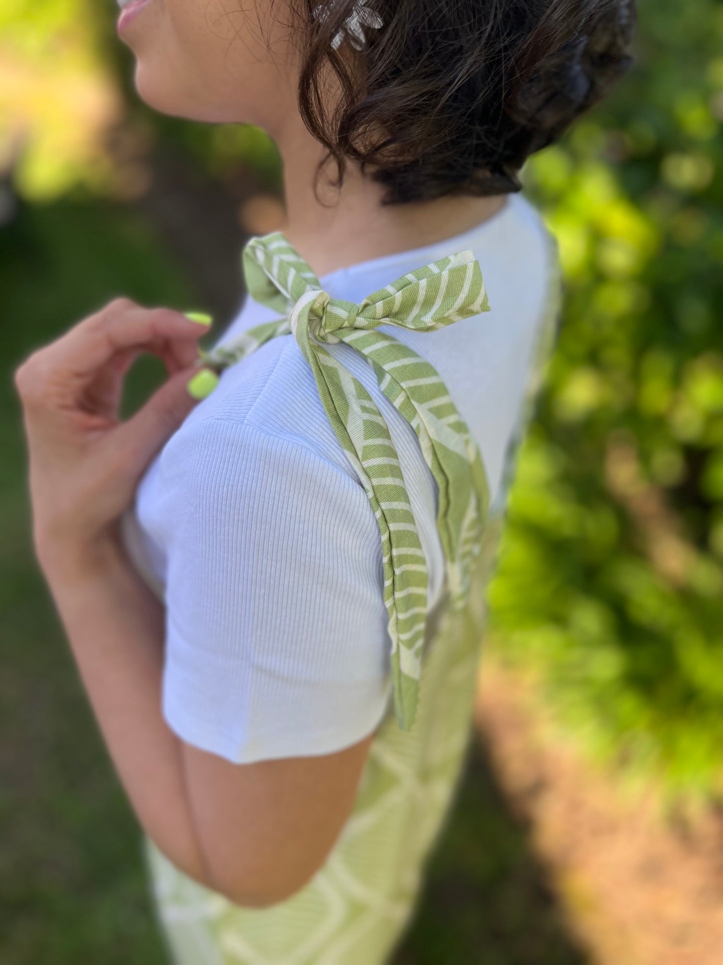 Emma jumpsuit - Green leaf