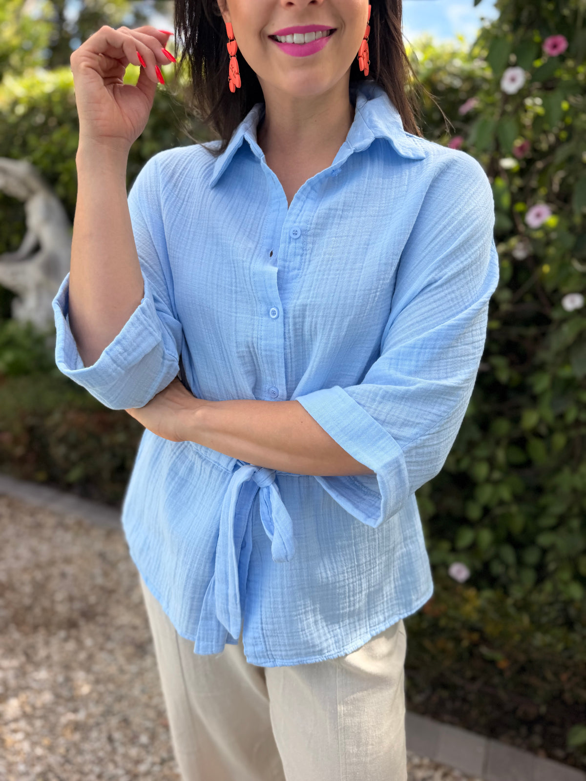 Kiara blouse - Blue