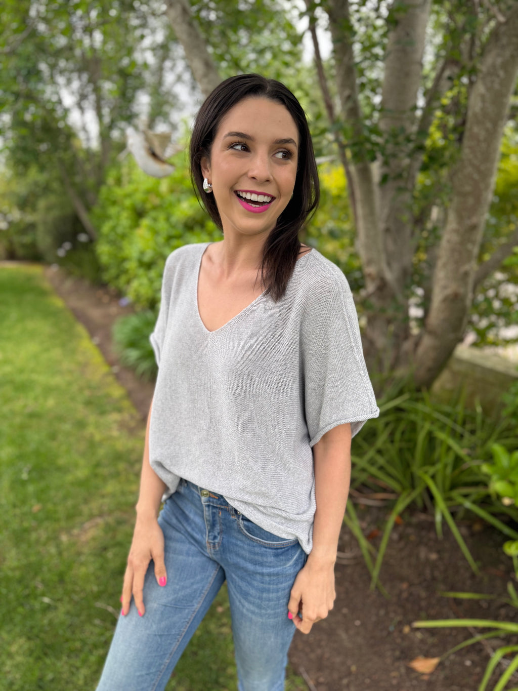 Italian summer knit - Grey