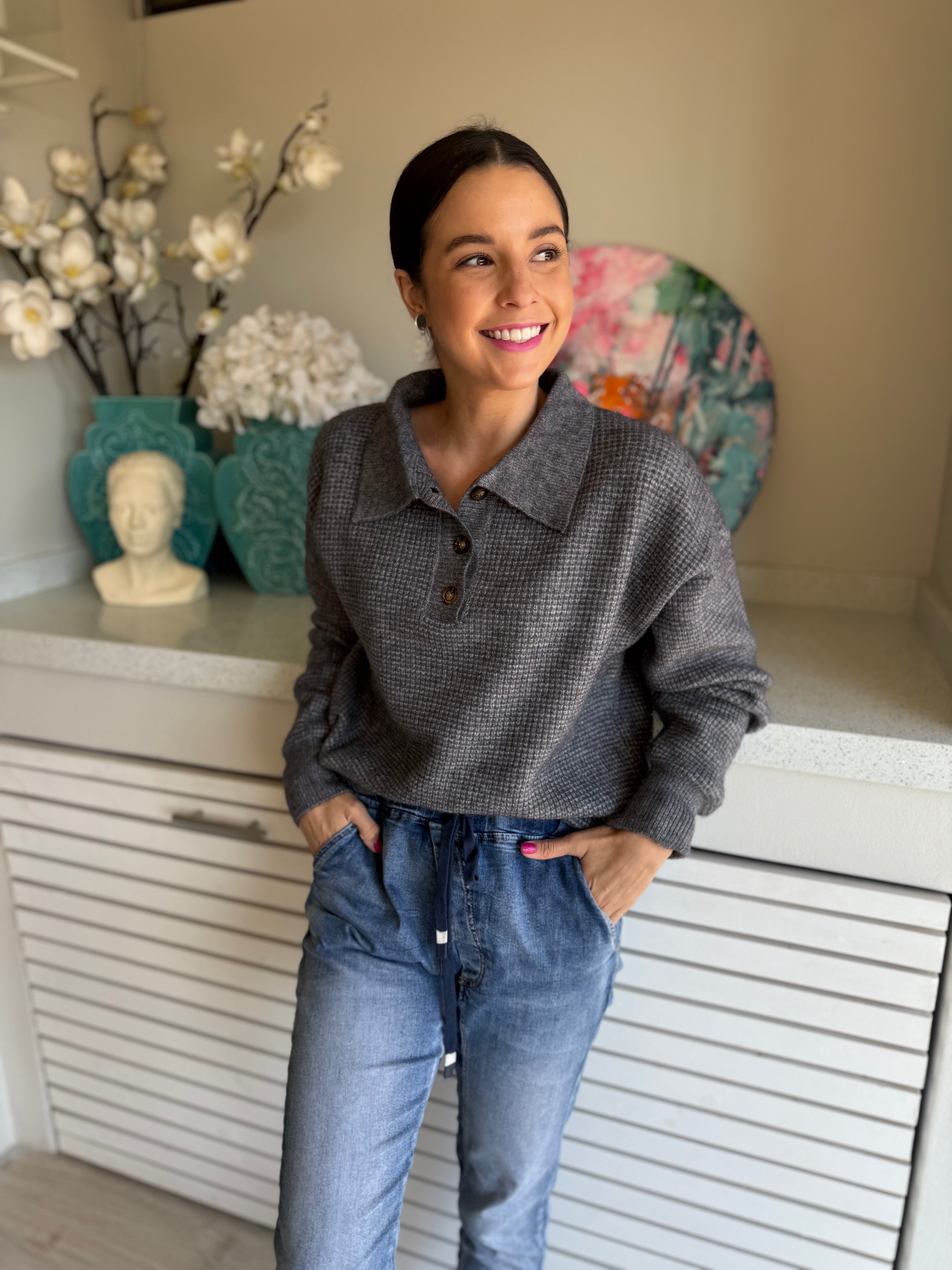 Lize knit - Charcoal