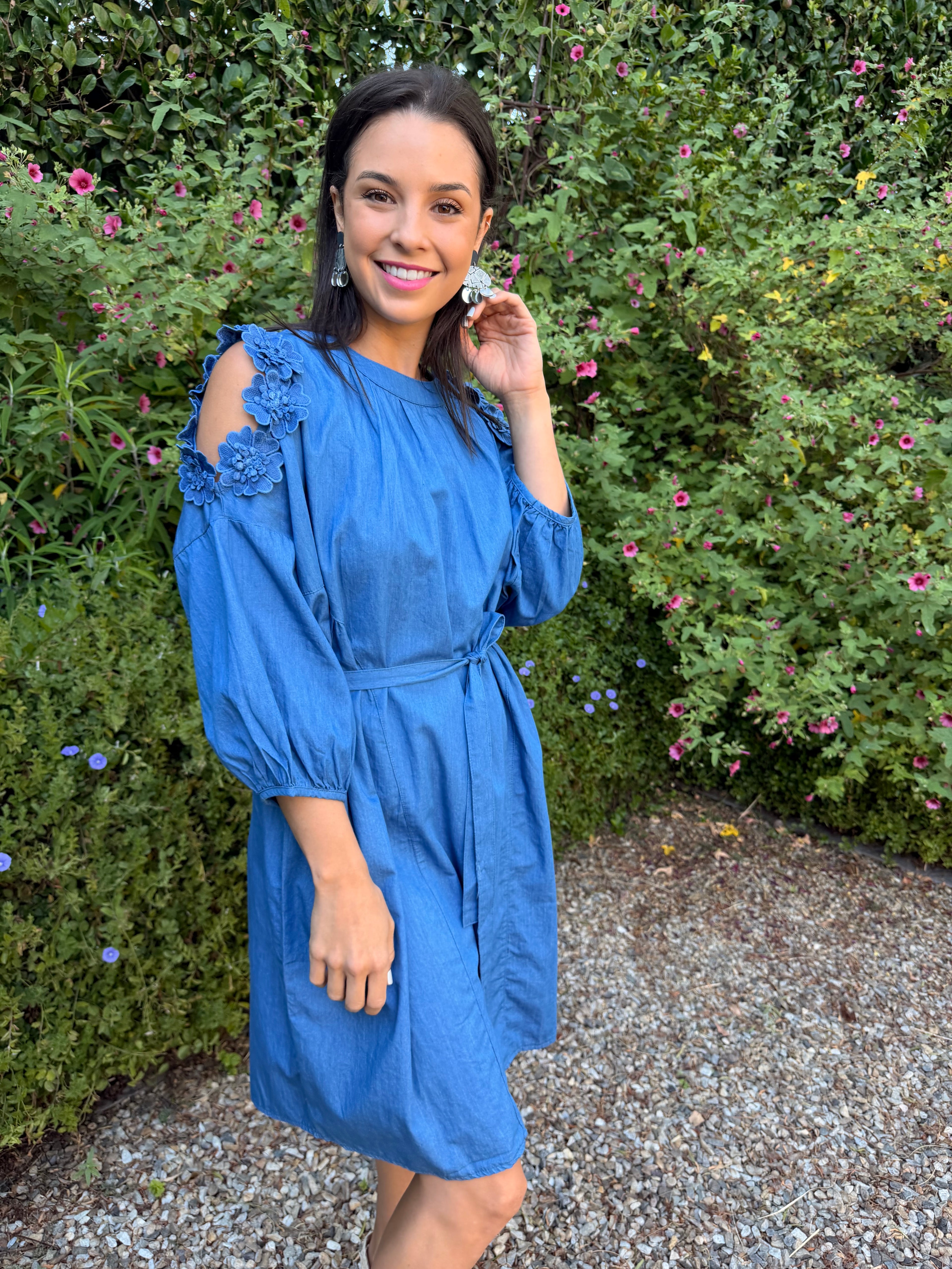 Liliana Italian dress - Dark denim