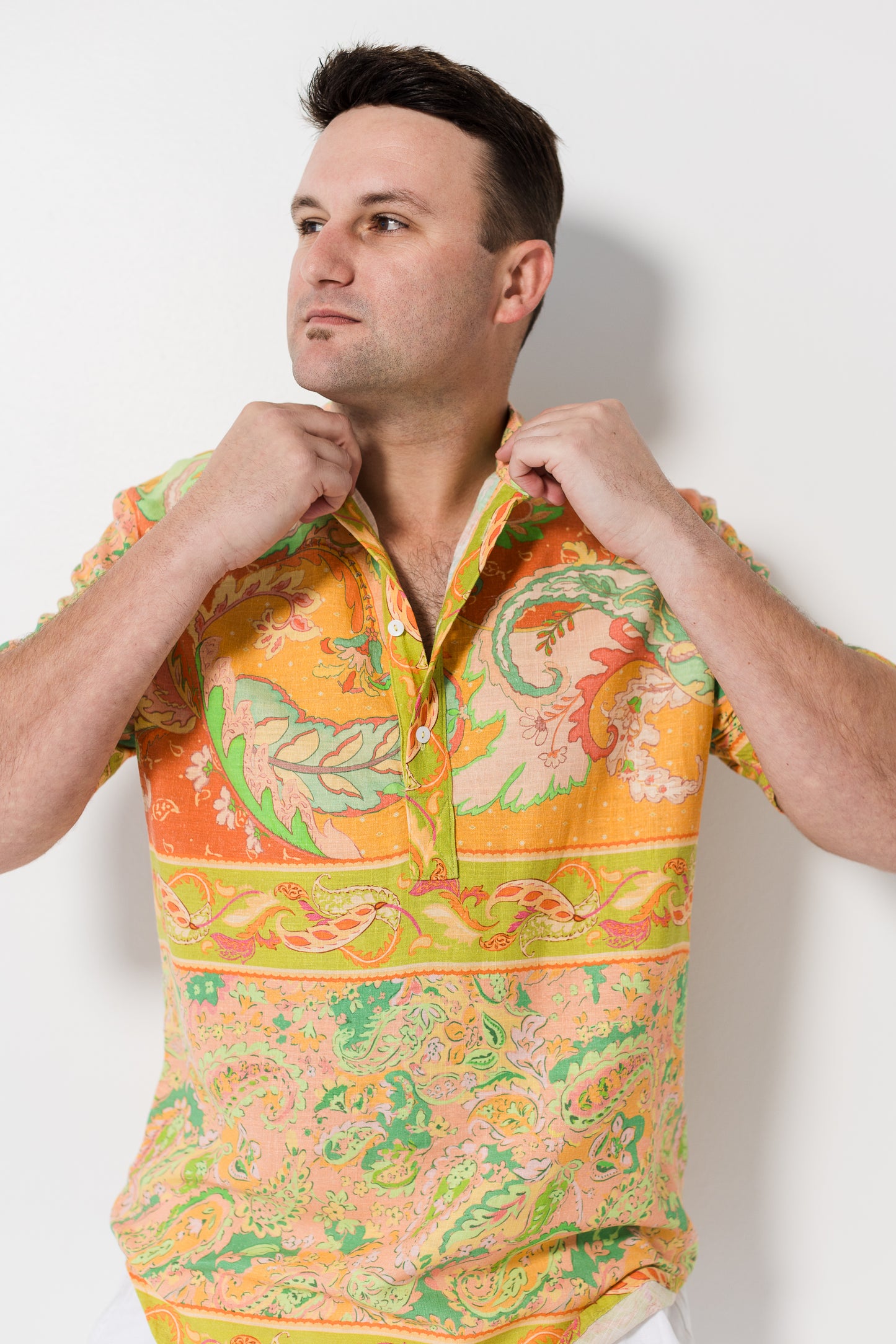 Ruan shirt - Apricot paisley