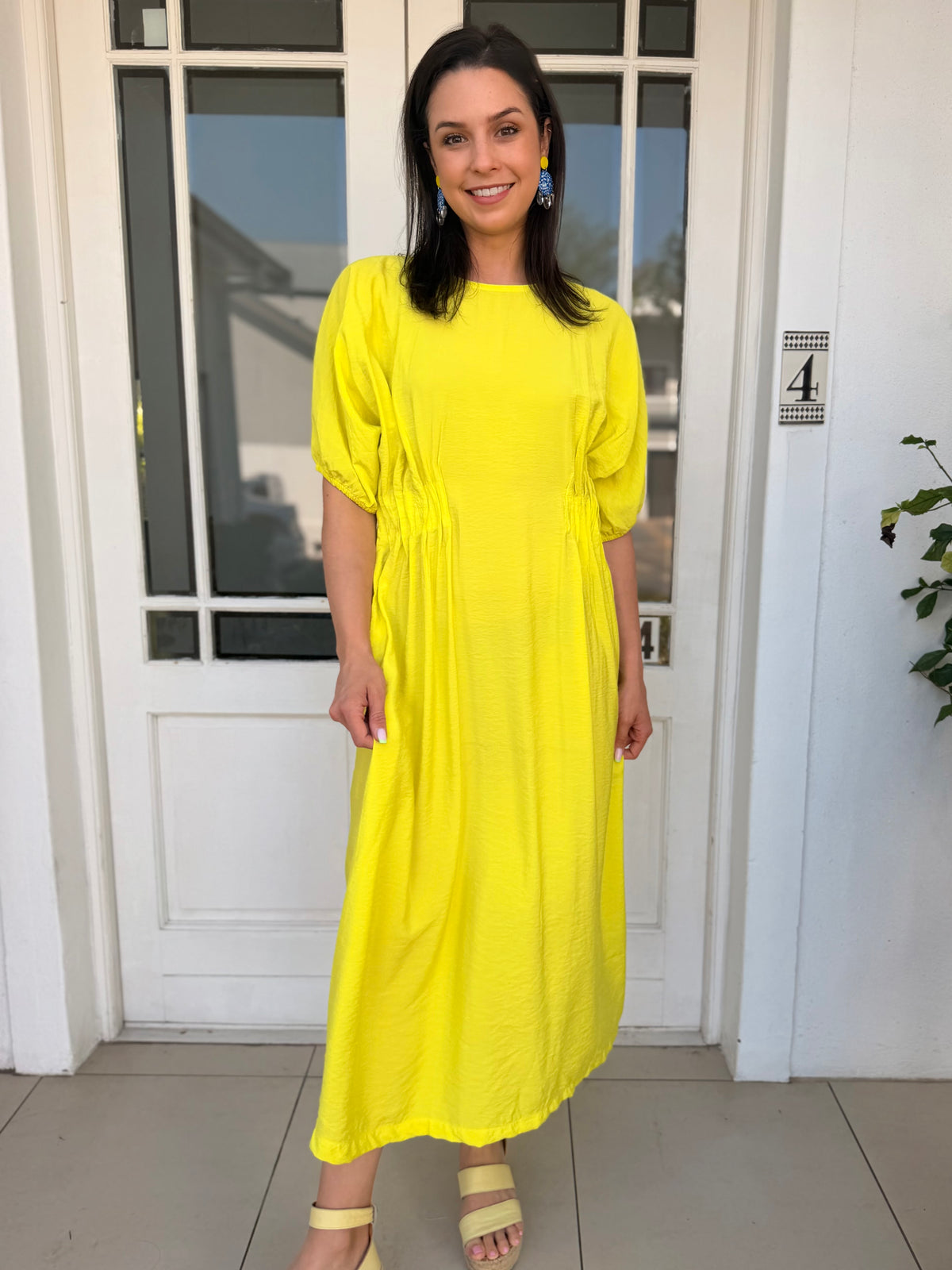 Kelly dress - Lime shock