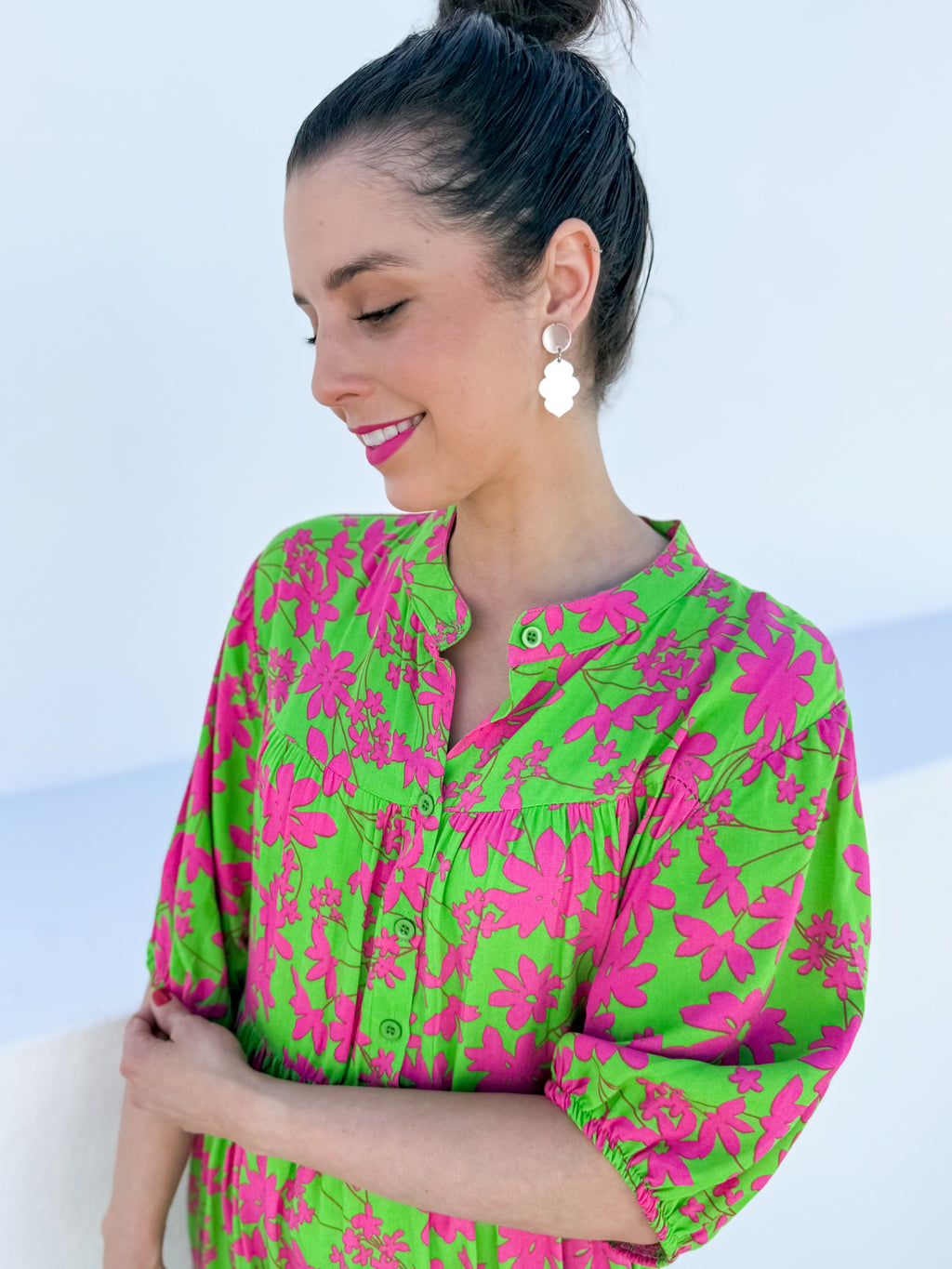 Barbara dress - Pink floral