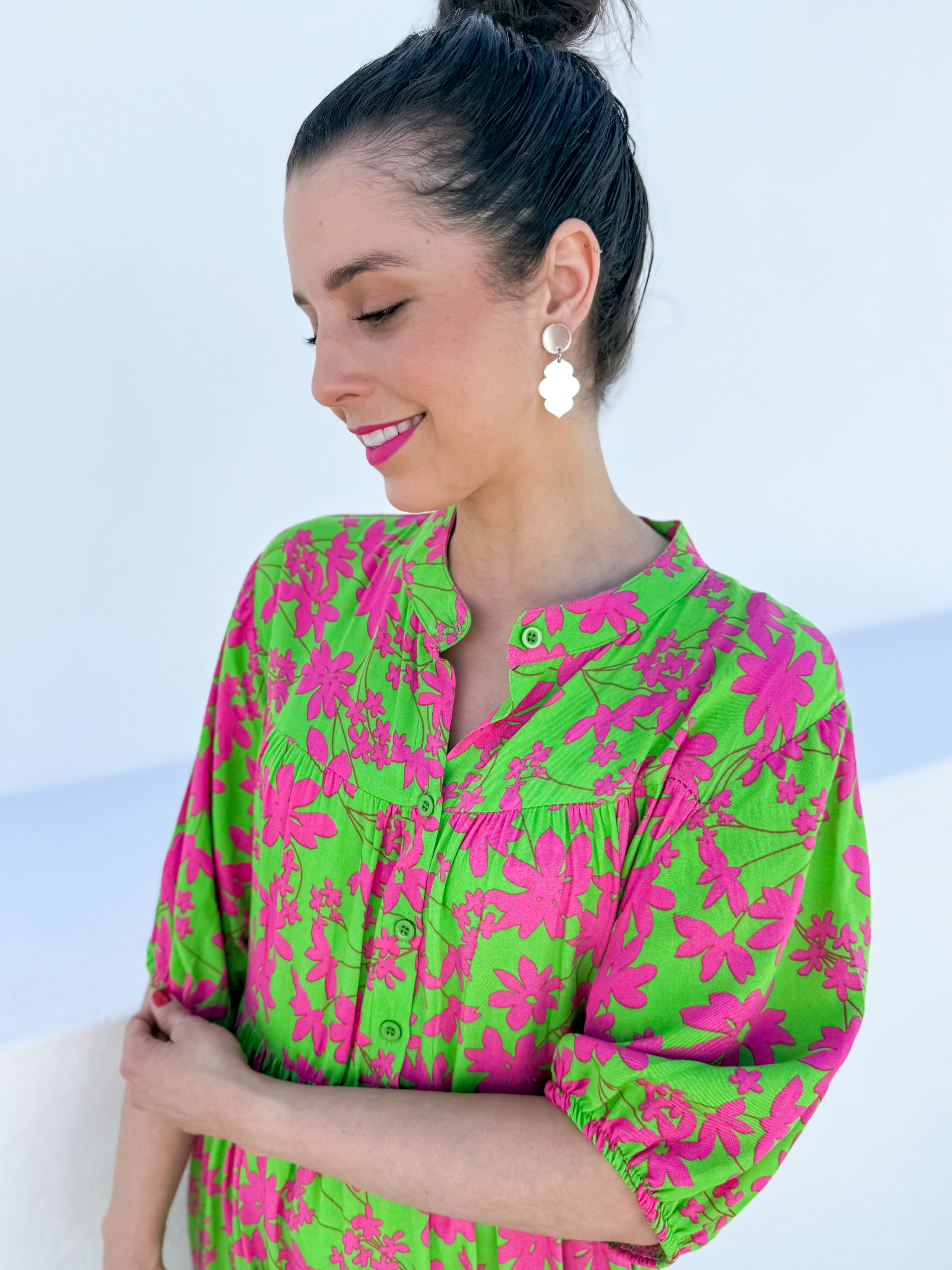 Barbara dress - Pink floral