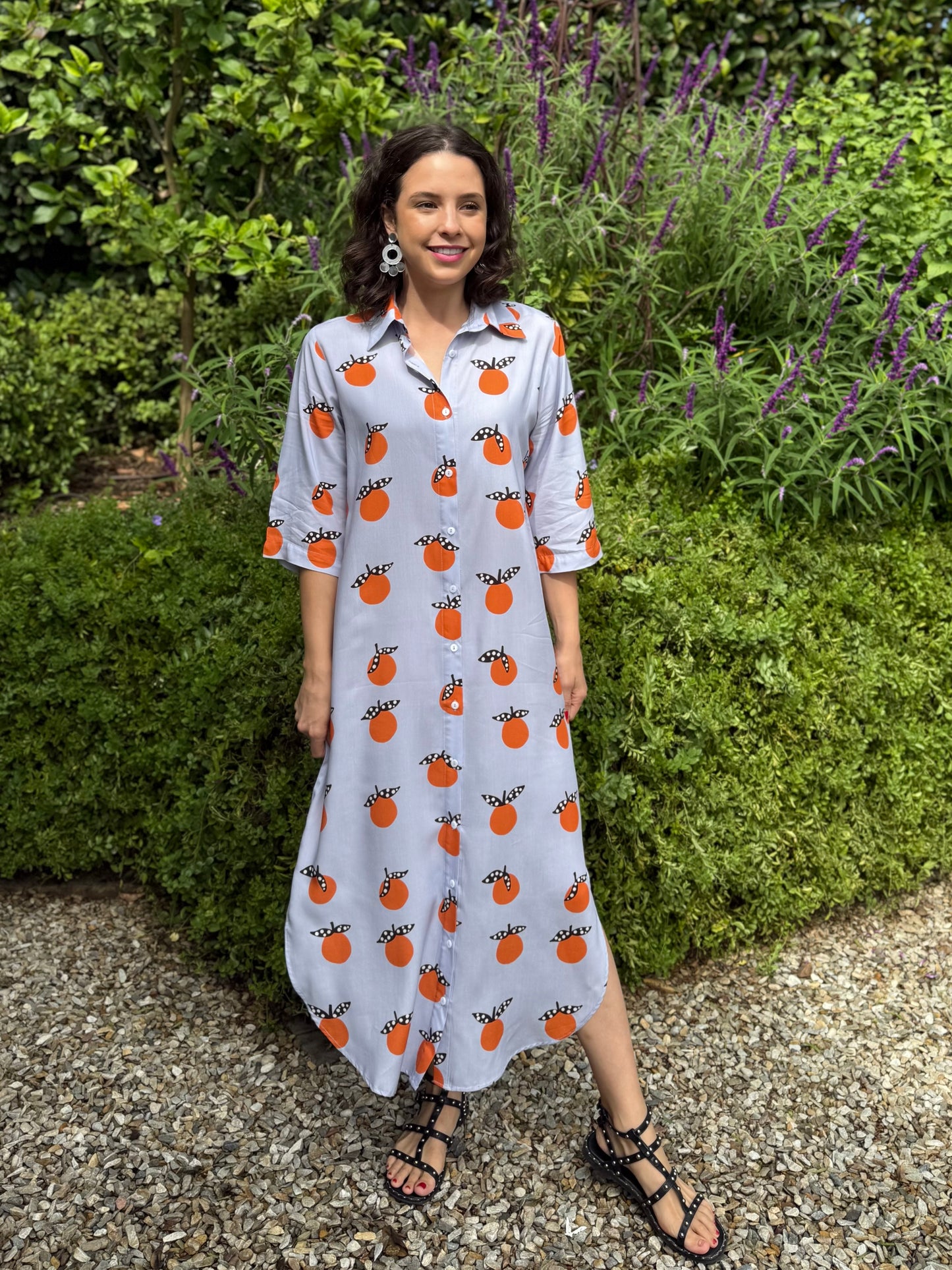 Jennifer dress - Funky oranges