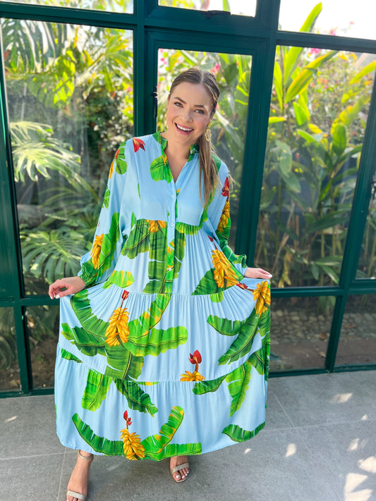 Jenna dress - Banana party
