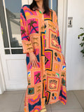 Hannah dress - Spanish leopard