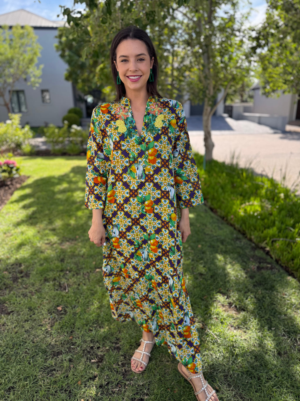 Romey kaftan - Blue la dolce vita