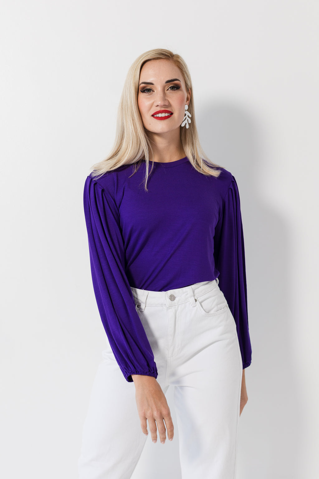 Mia Top - Plush Purple
