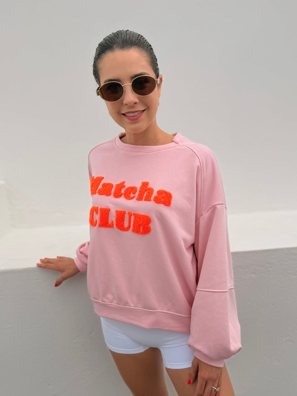 Matcha club top - Pink