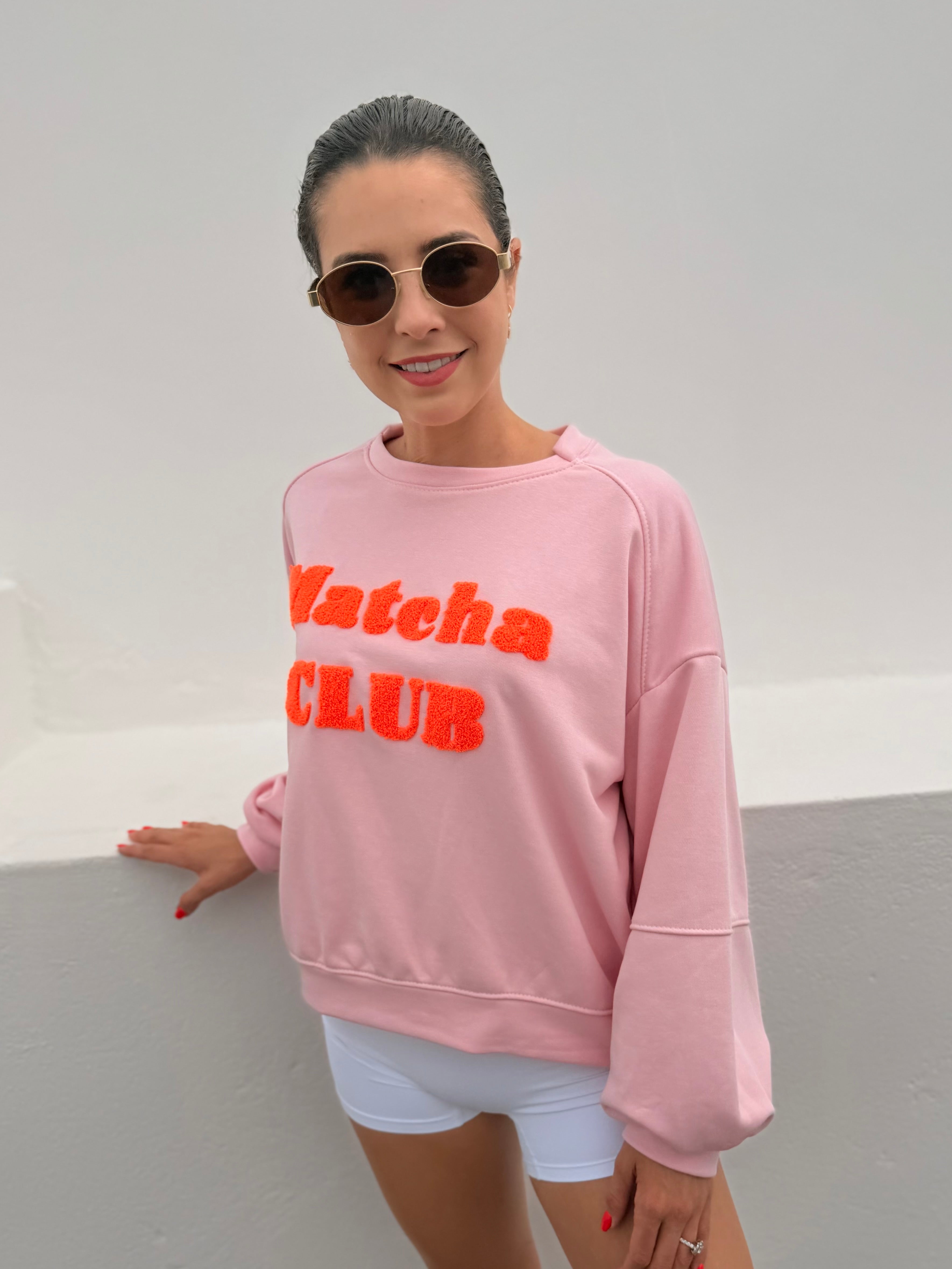 Matcha club top - Pink