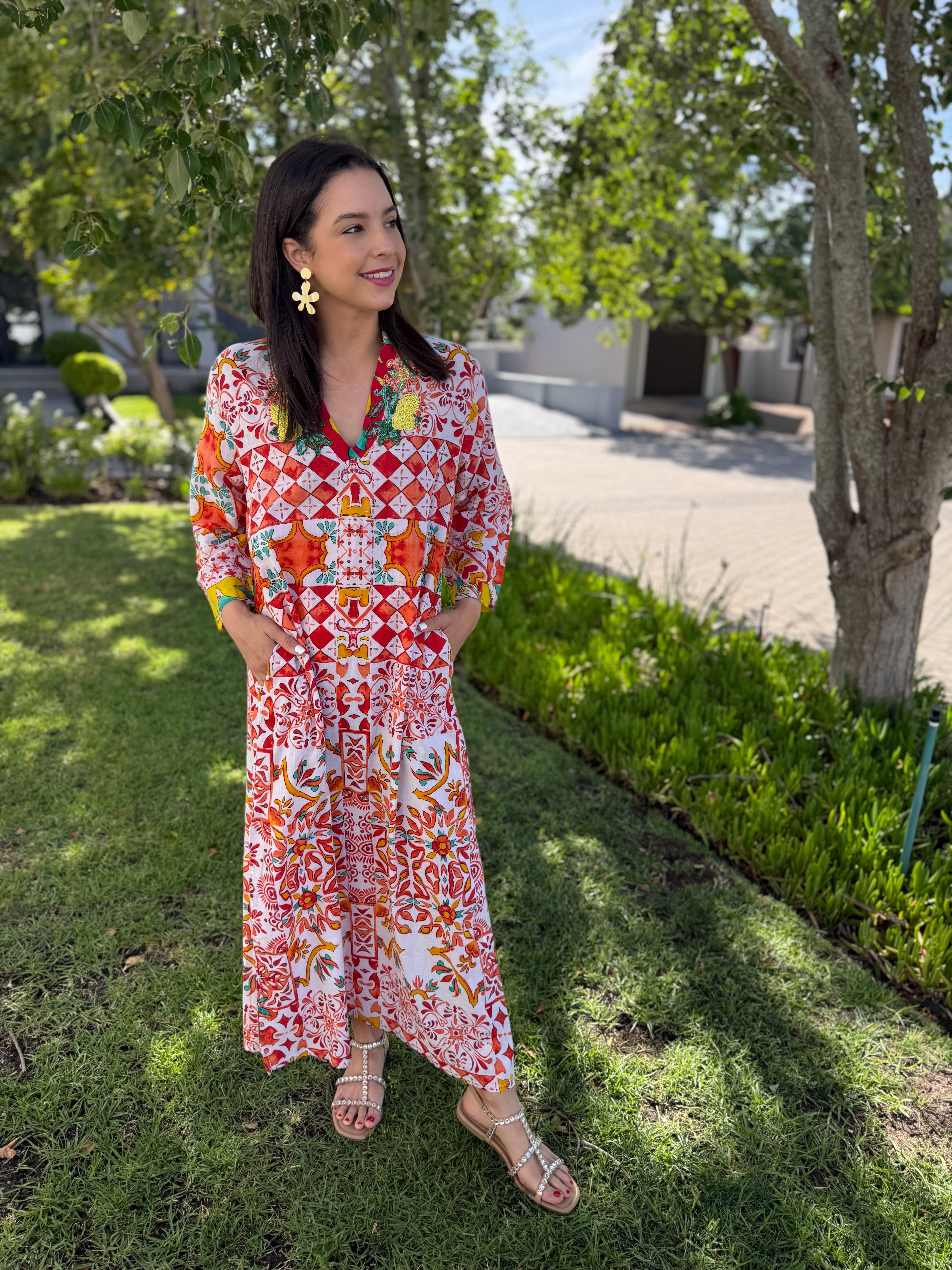 Romey kaftan - Moroccan summer