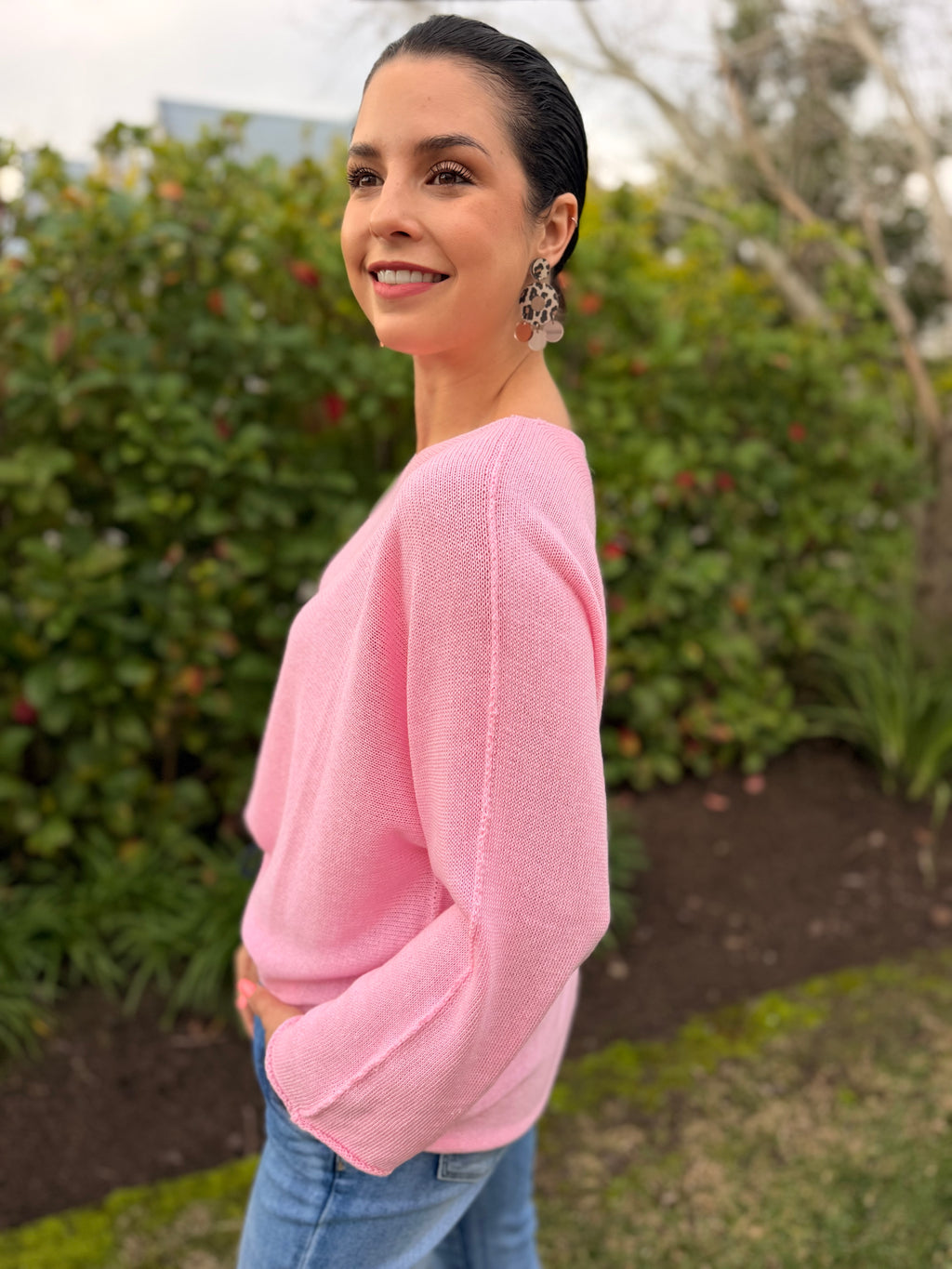 Italian cotton knit - Pink