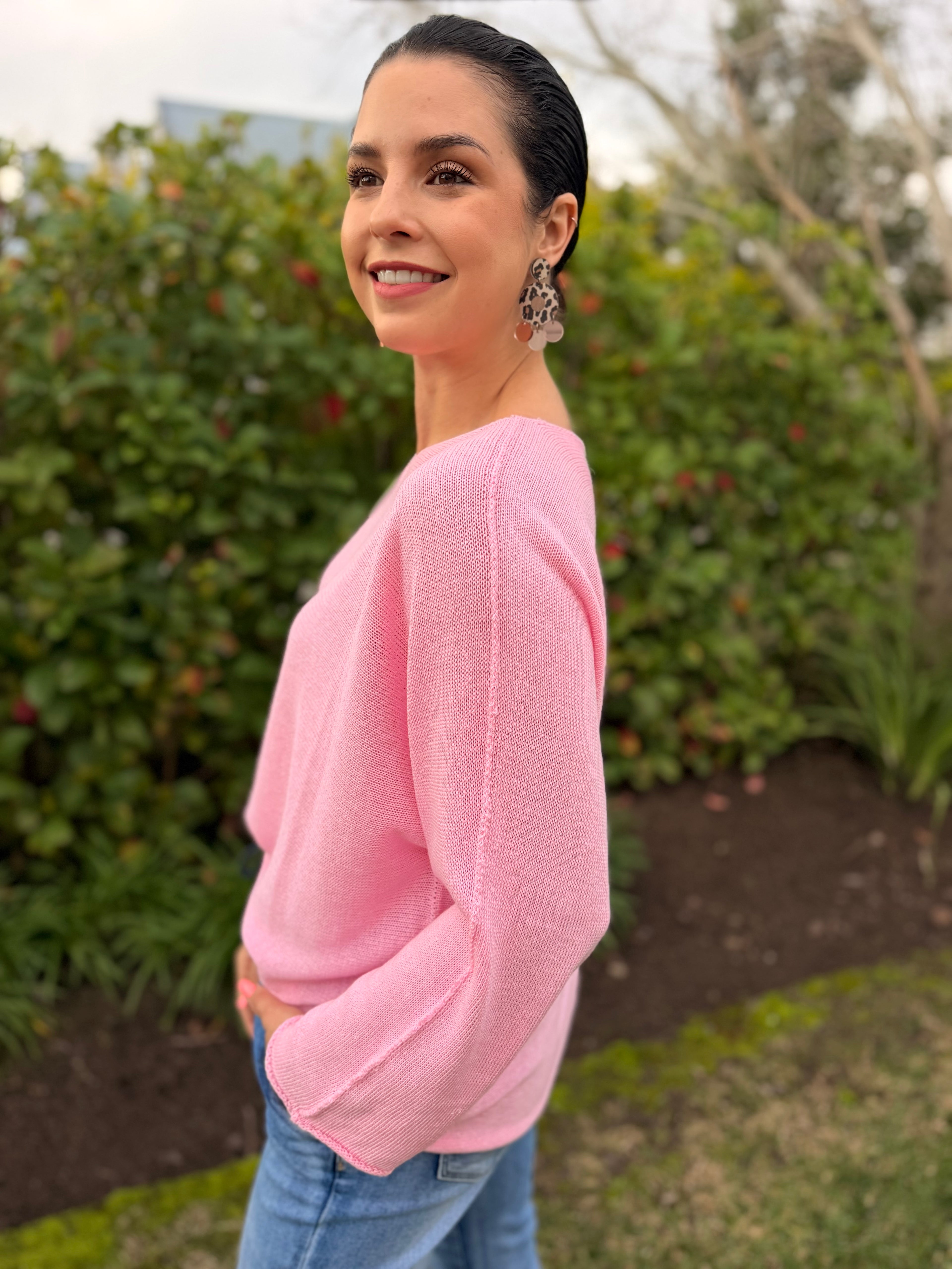 Italian cotton knit - Pink