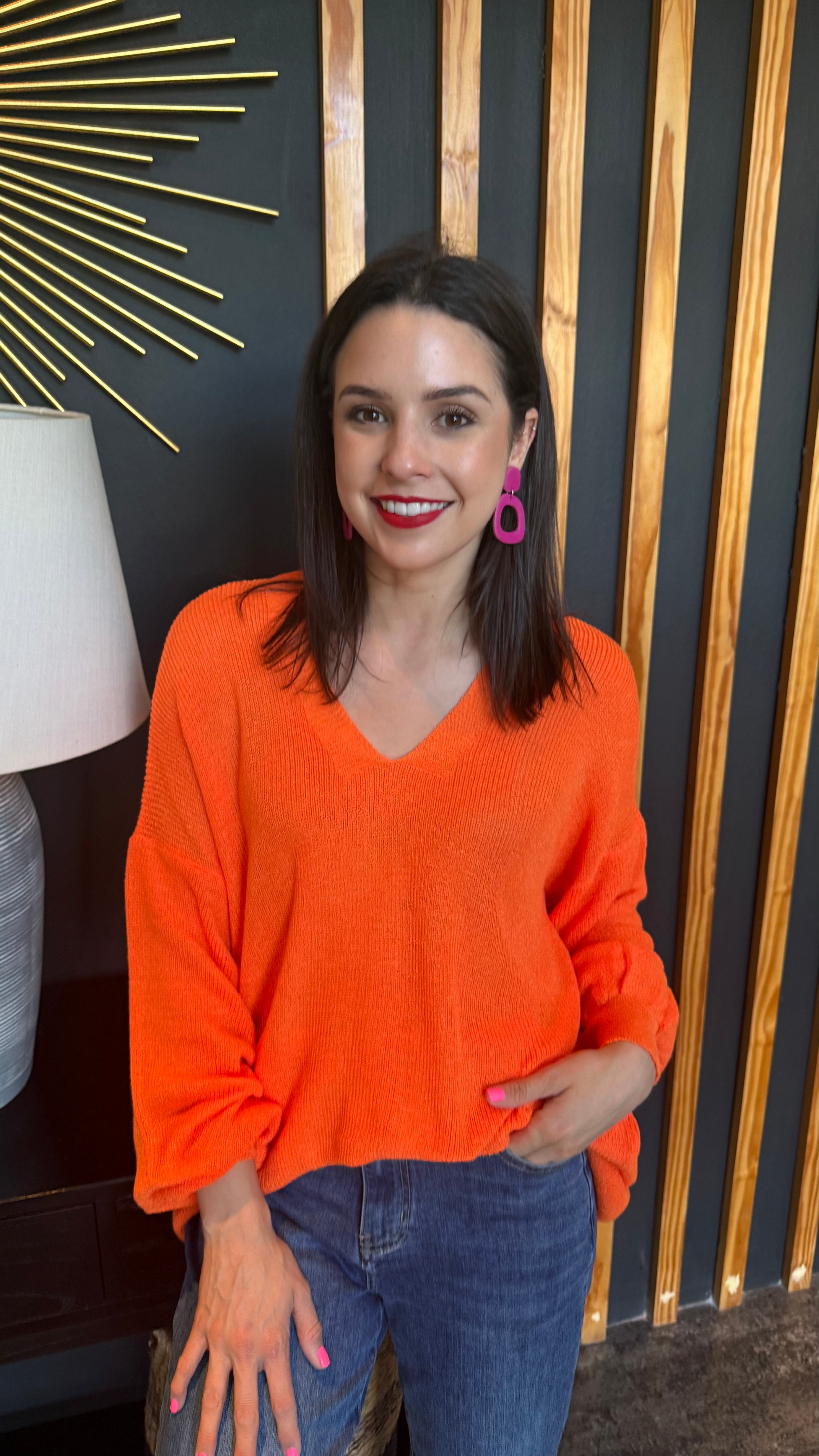 Lily knit - Orange