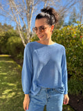 Italian cotton knit - Denim