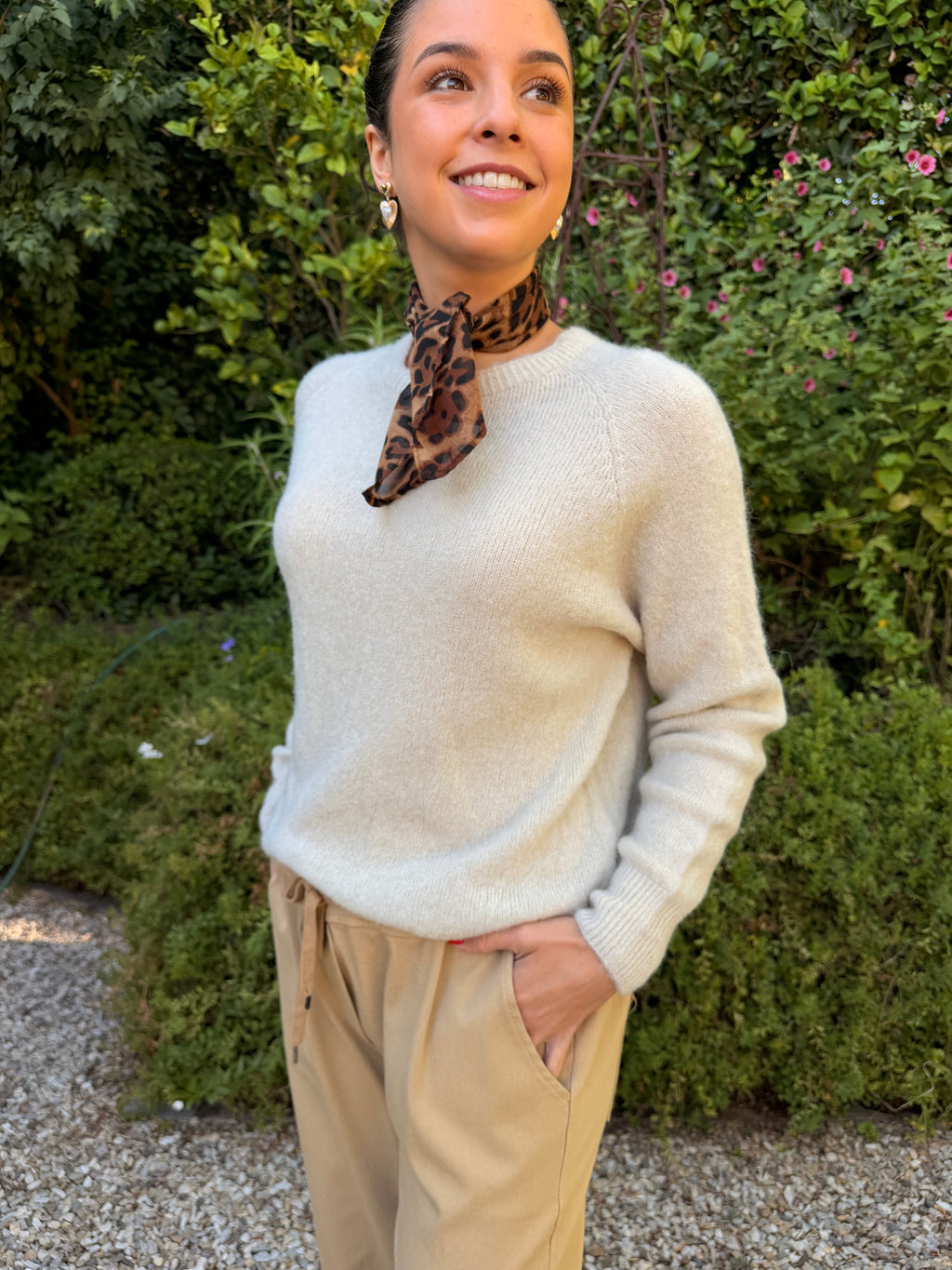 Baby alpaca knit - Cappuccino