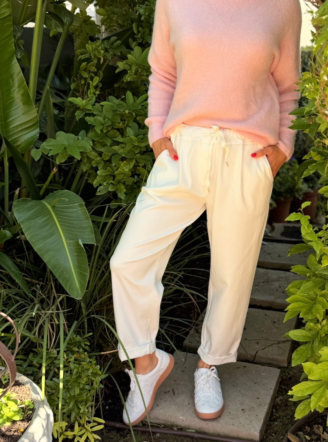 Italian pants - White