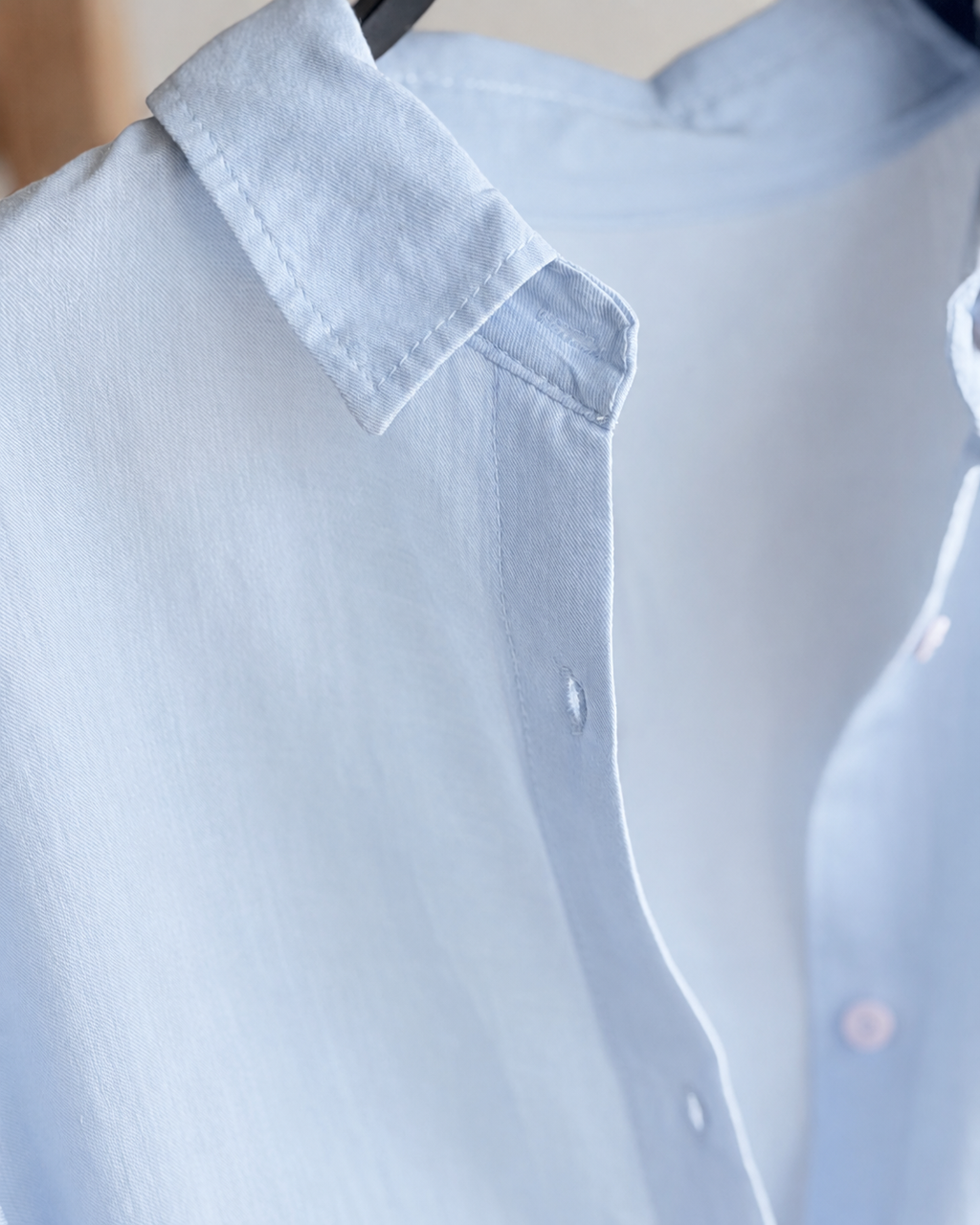 Italian puff sleeve shirt - Blue