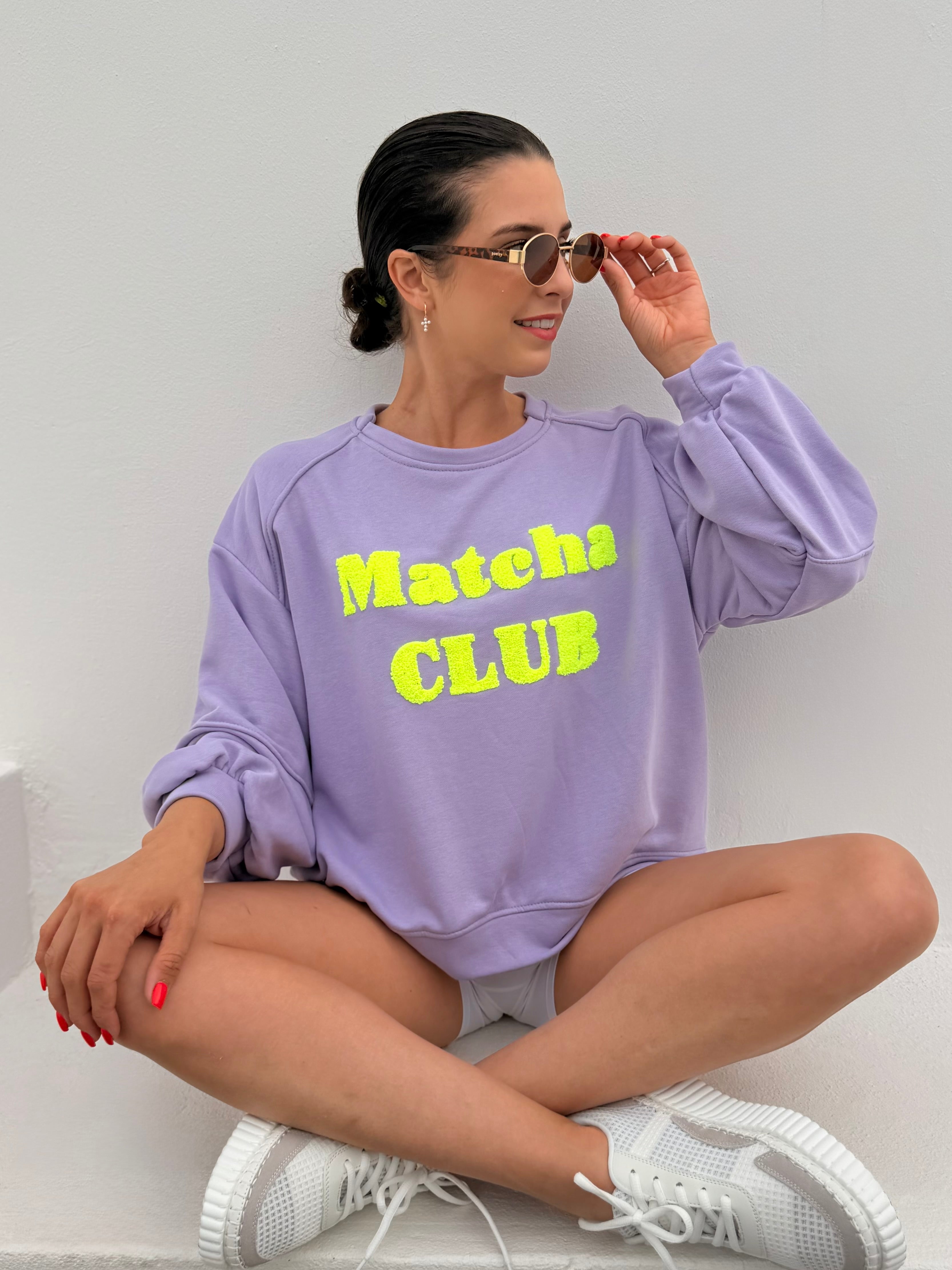 Matcha club top - Purple
