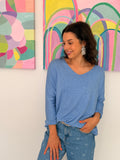 Soft Italian knit - Blue