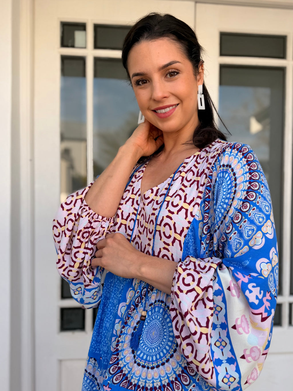 Skylar dress - Blue mandala