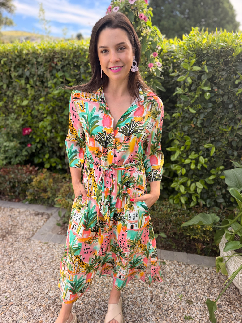 Karlien dress - Leopard town