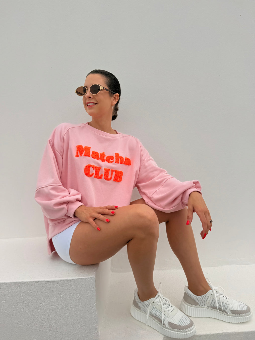 Matcha club top - Pink