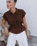 Flavia blouse - Brown