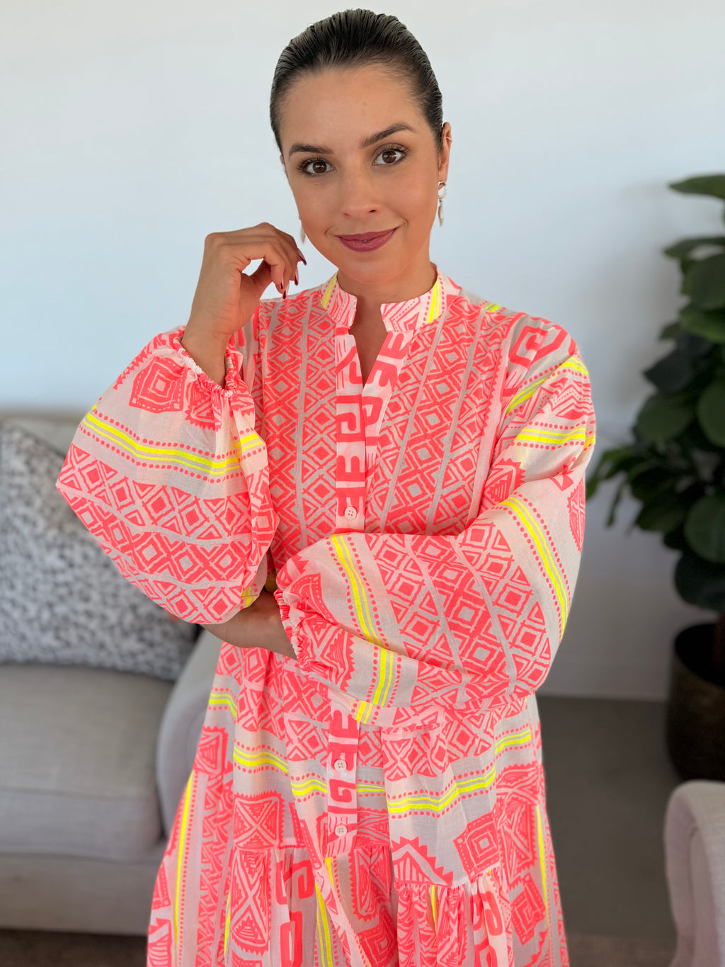 Carley dress - Neon dreams