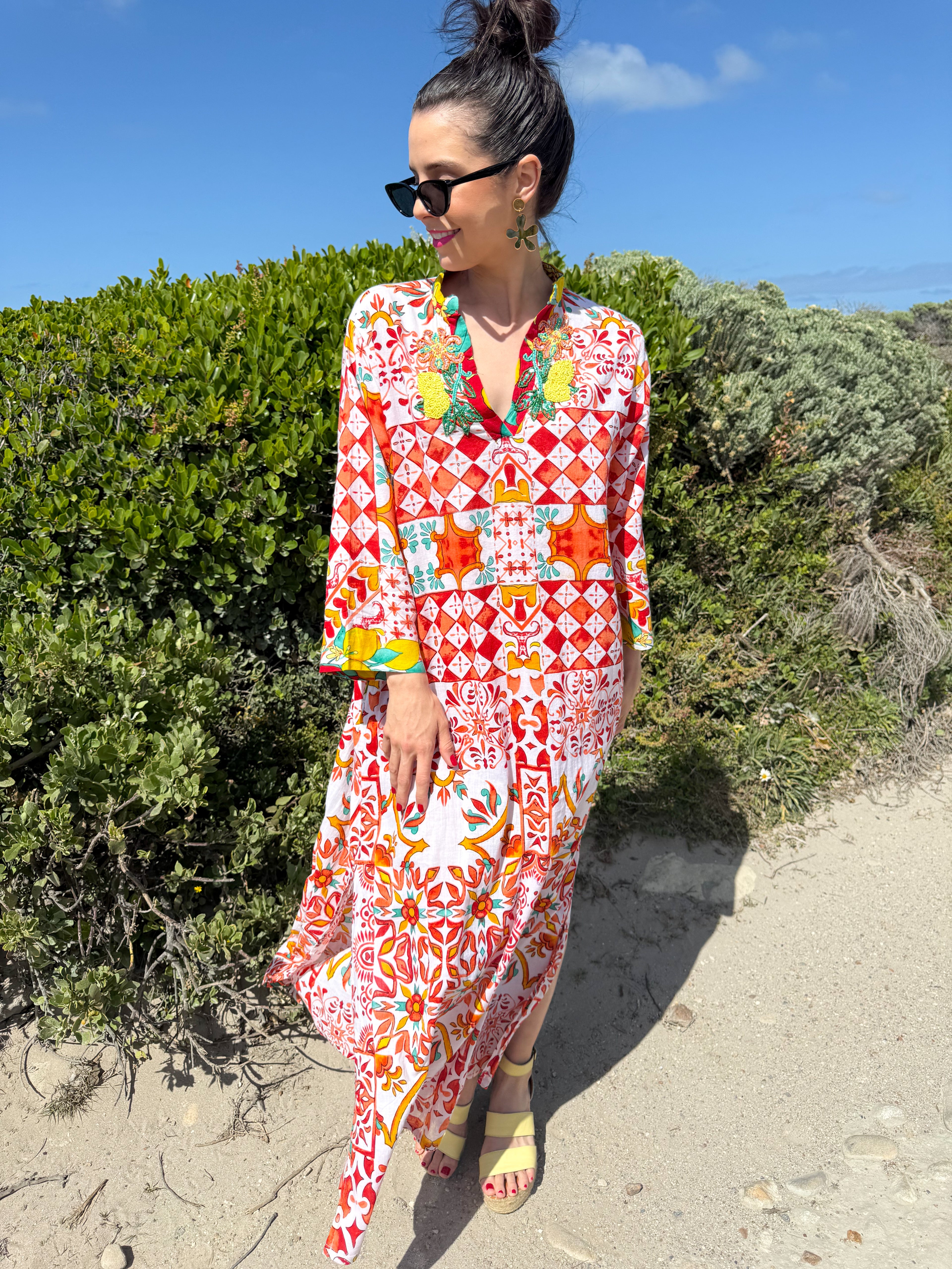 Romey kaftan - Moroccan summer