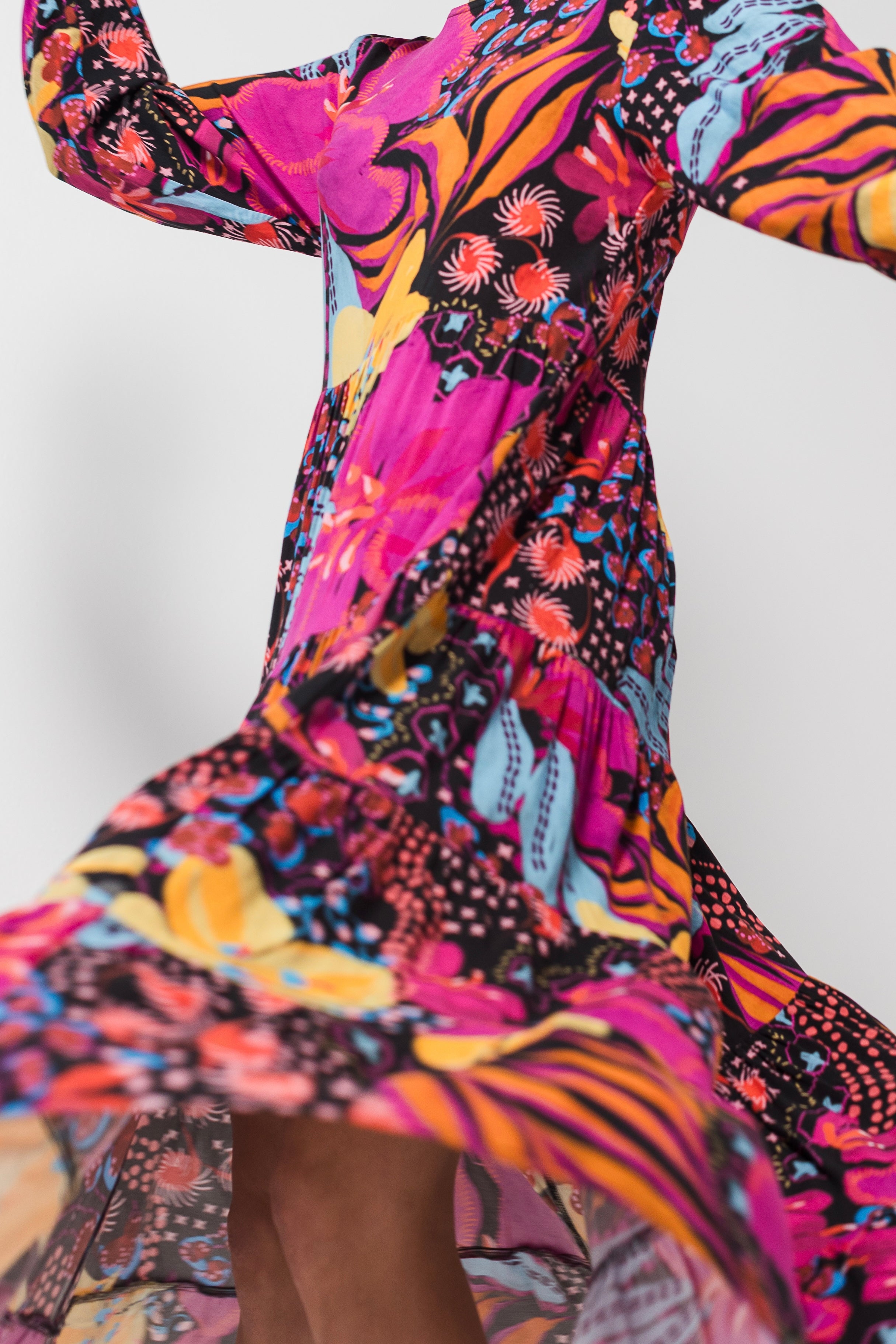 Tina dress - Winter floral