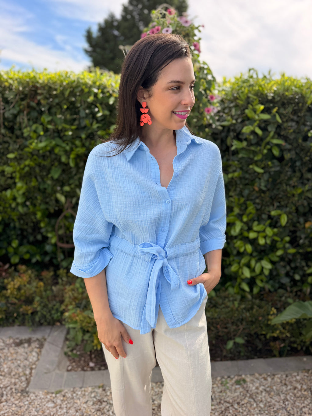 Kiara blouse - Blue